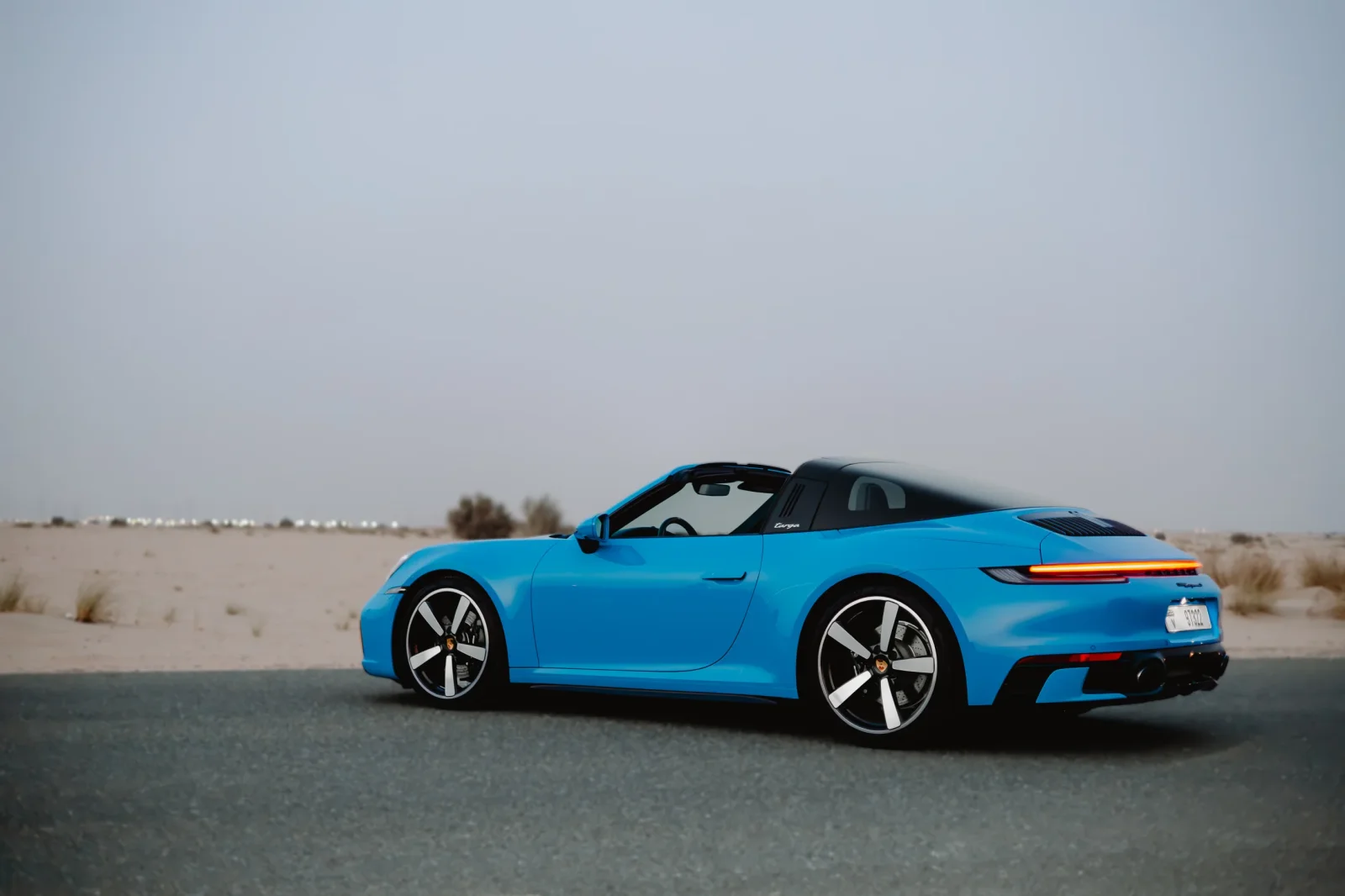 Rent Porsche 911 Targa 4S Blue 2022 in Abu Dhabi - 4 