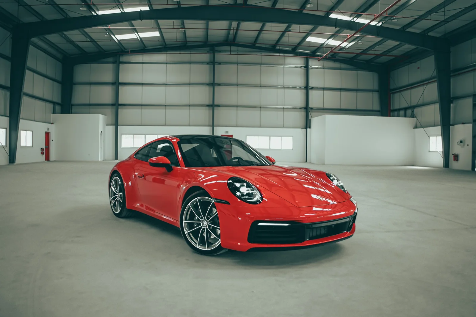 Rent Porsche 911 Carrera Red 2024 in Abu Dhabi