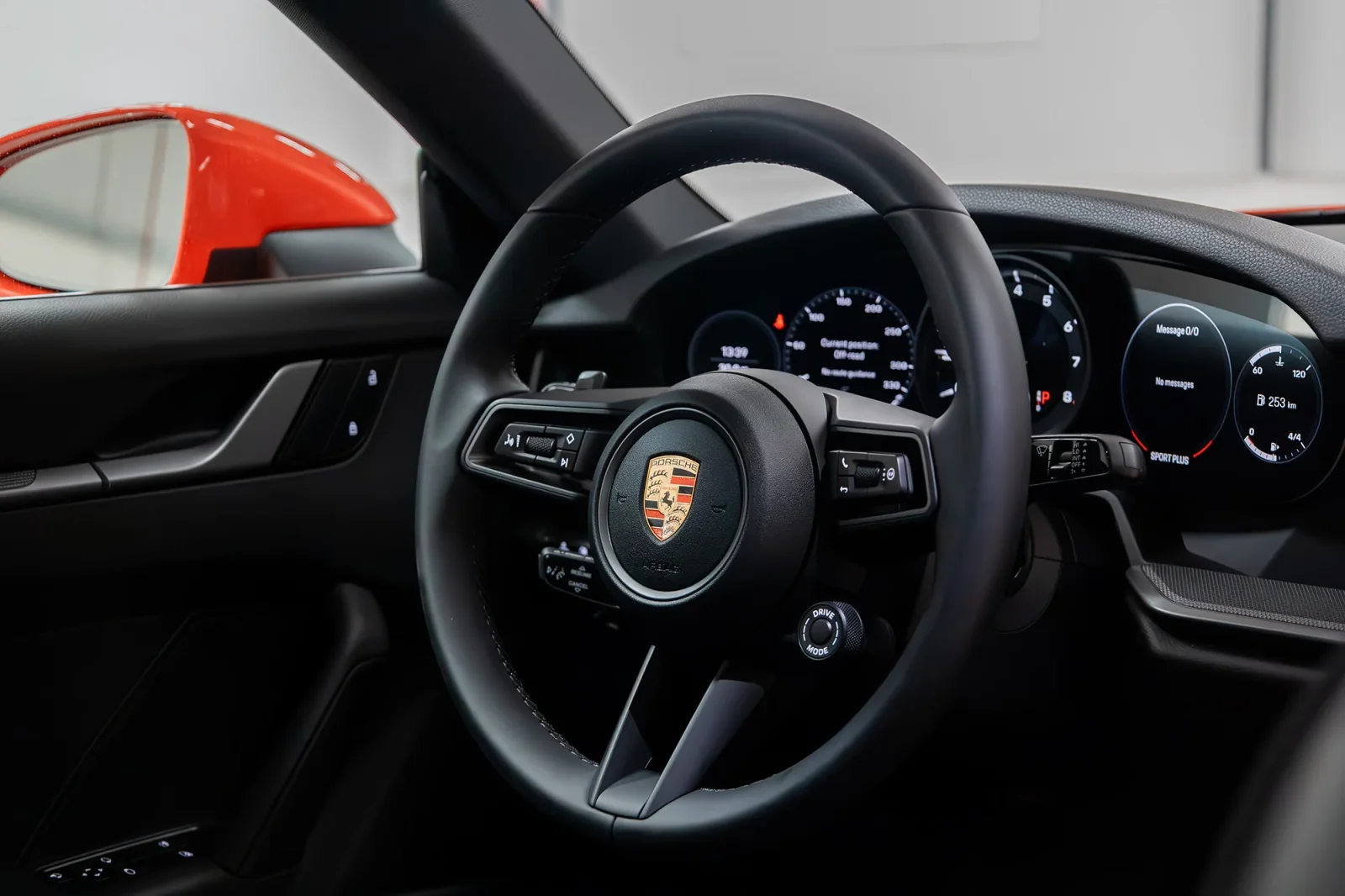 Rent Porsche 911 Carrera Red 2024 in Abu Dhabi - 4 