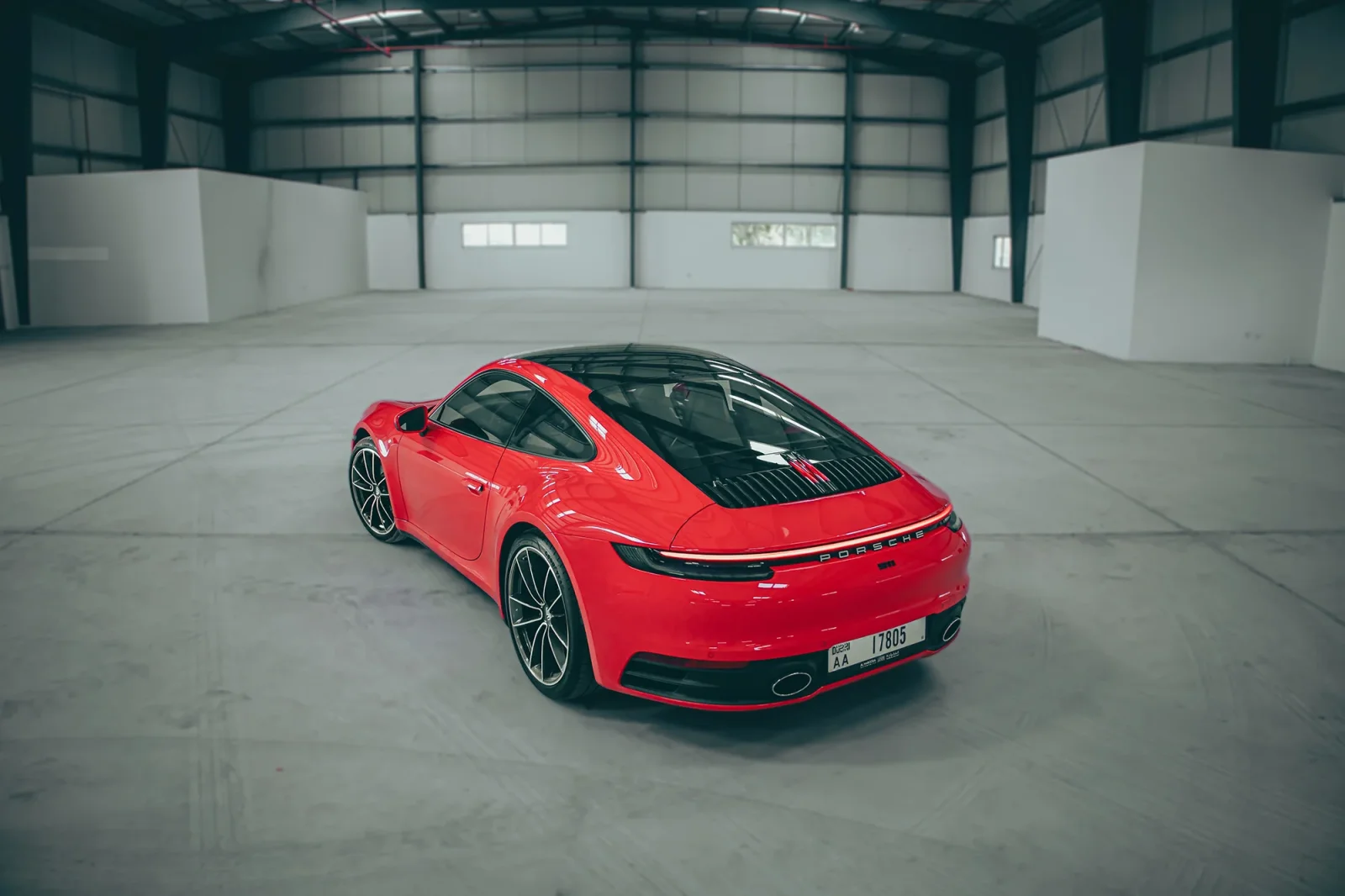 Rent Porsche 911 Carrera Red 2024 in Abu Dhabi - 7 