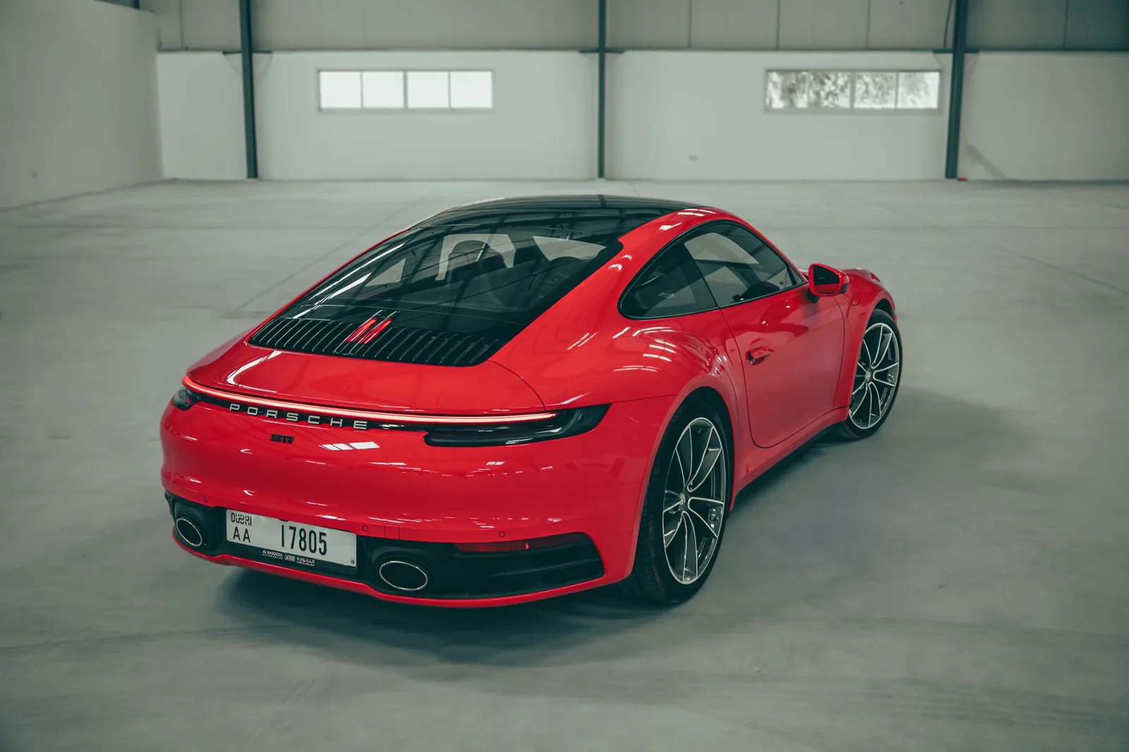 Rent Porsche 911 Carrera Red 2024 in Abu Dhabi - 9 