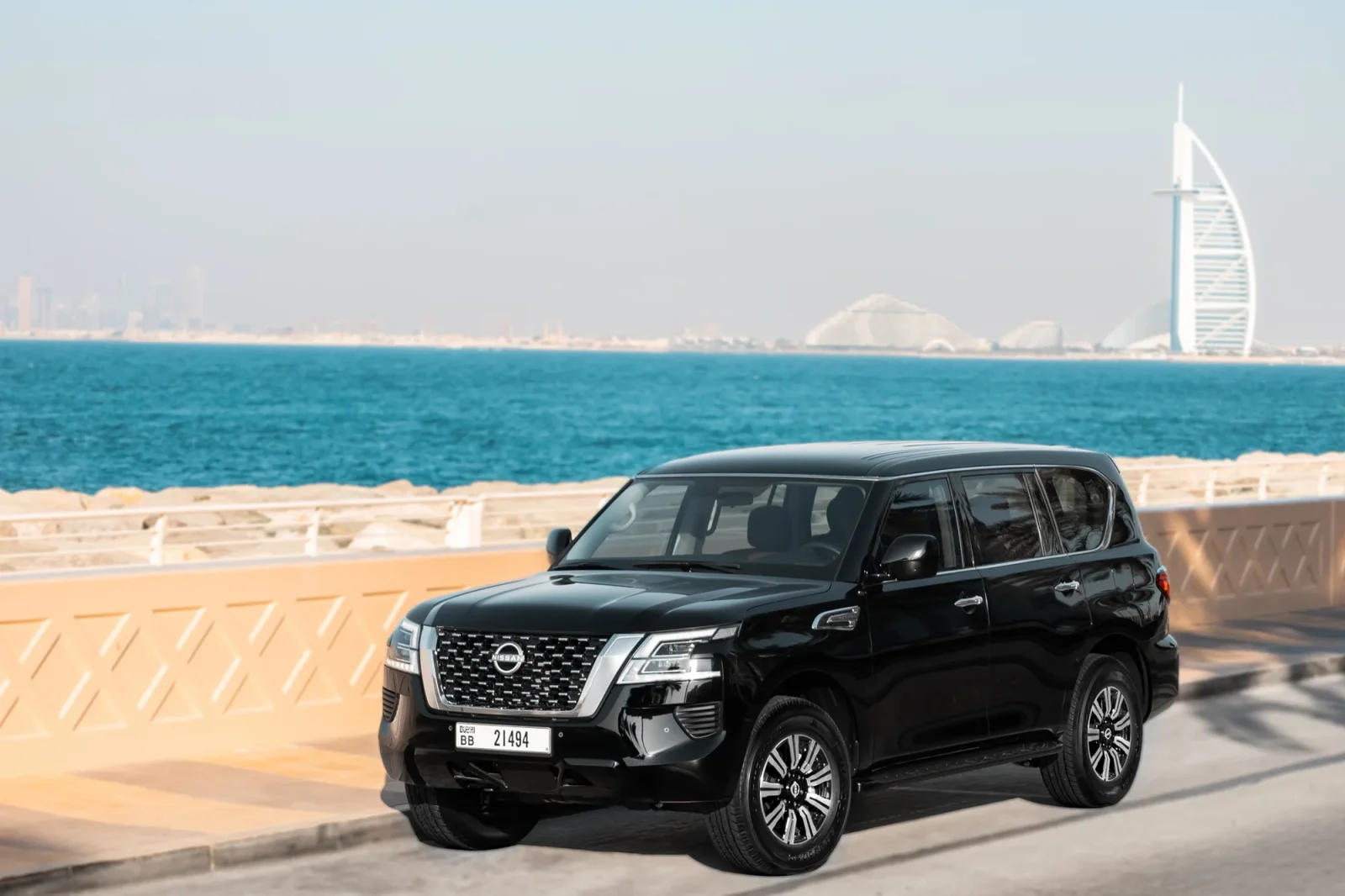 Kiralık Nissan Patrol  Siyah 2024 içinde Abu Dhabi