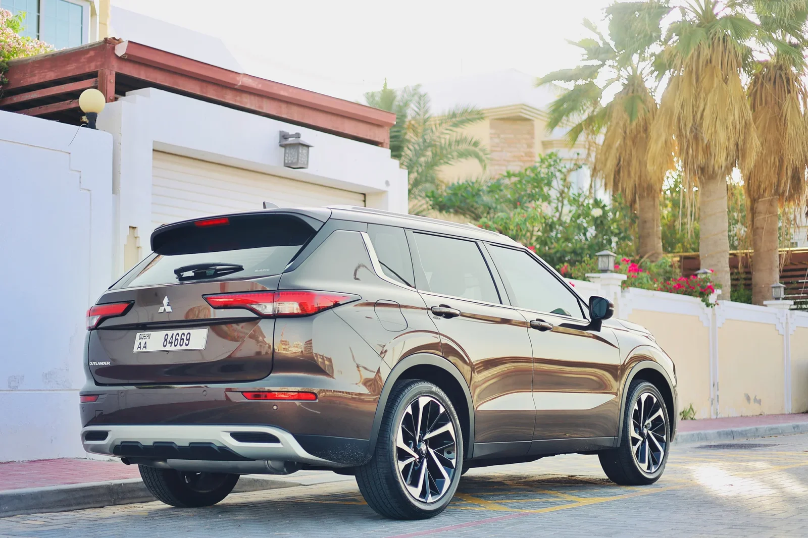 Rent Mitsubishi Outlander  Brown 2024 in Abu Dhabi - 13 