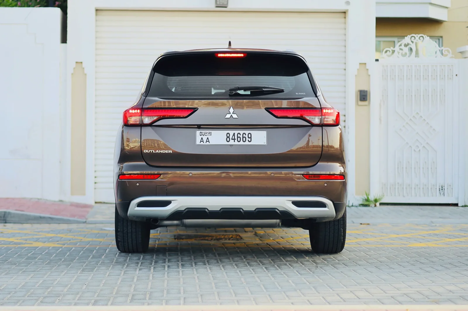 Rent Mitsubishi Outlander  Brown 2024 in Abu Dhabi - 7 