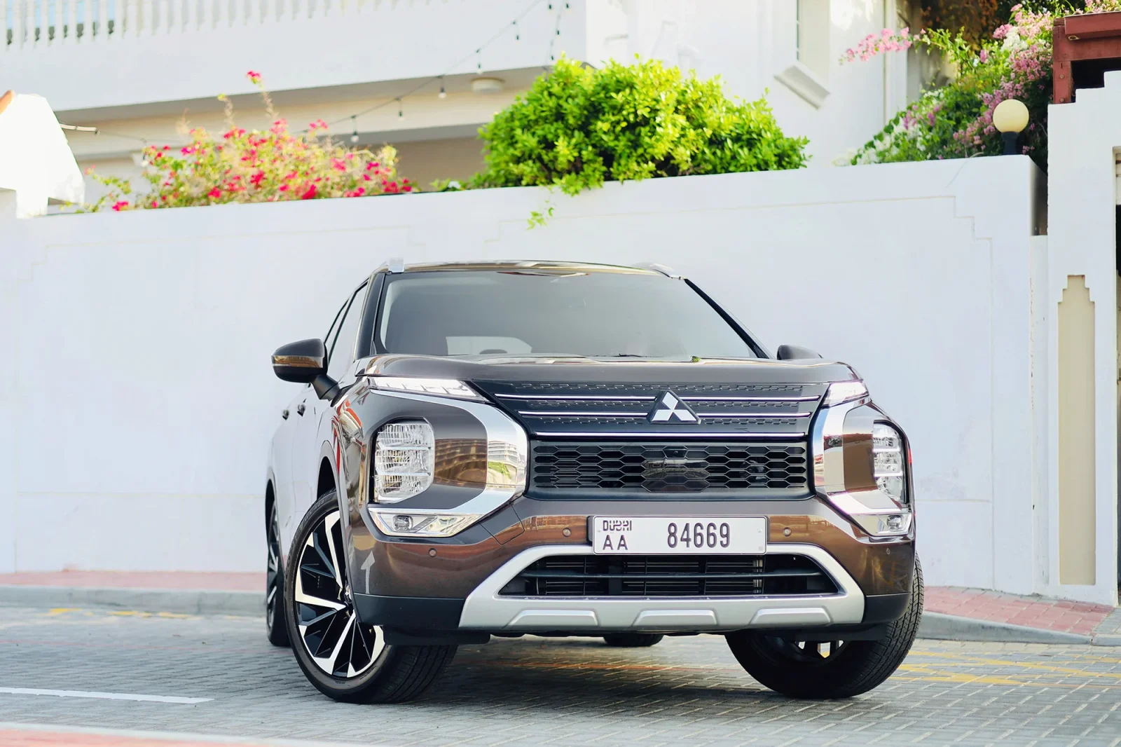 Rent Mitsubishi Outlander  Brown 2024 in Abu Dhabi - 10 