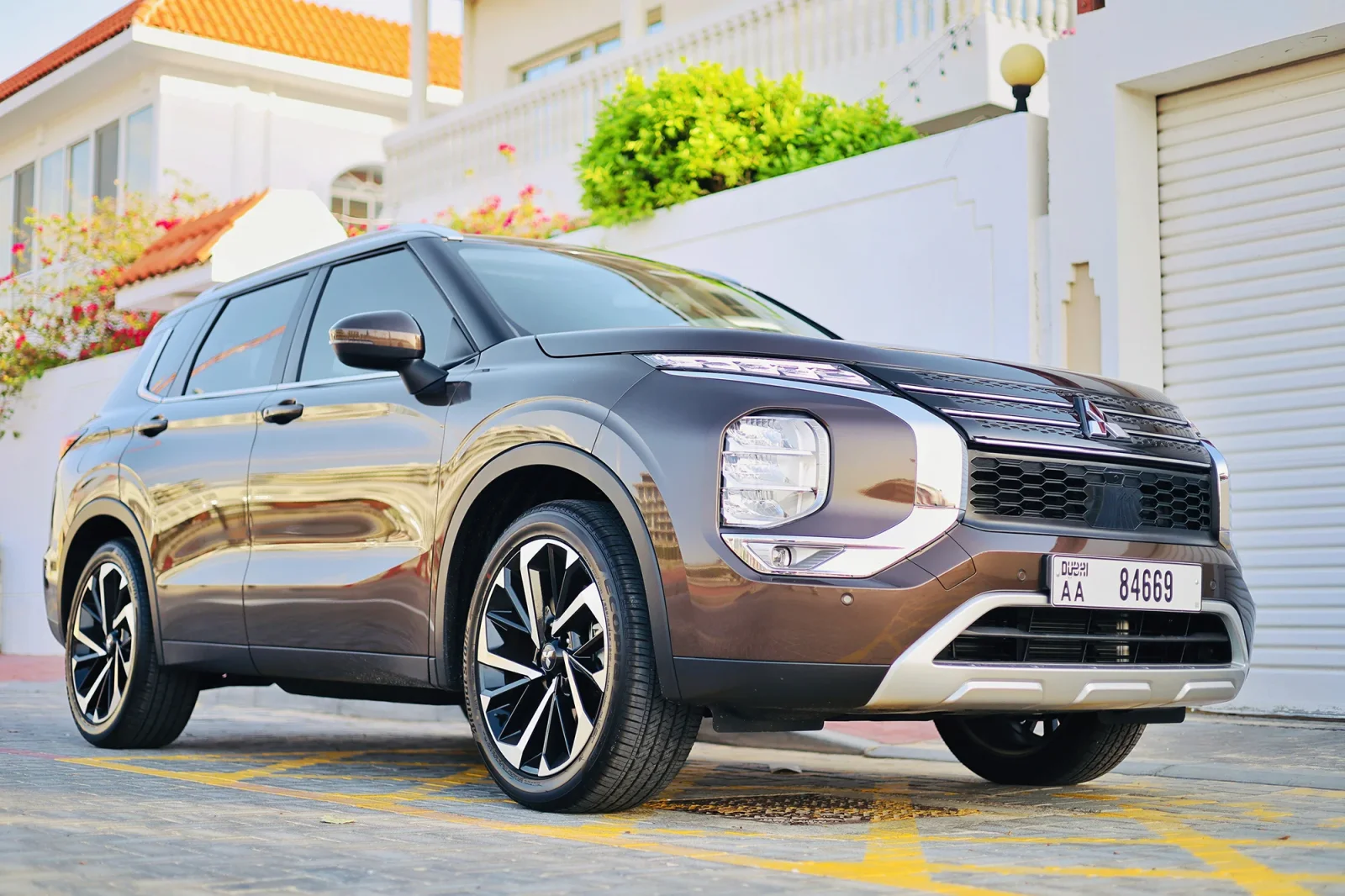 Rent Mitsubishi Outlander  Brown 2024 in Abu Dhabi - 2 