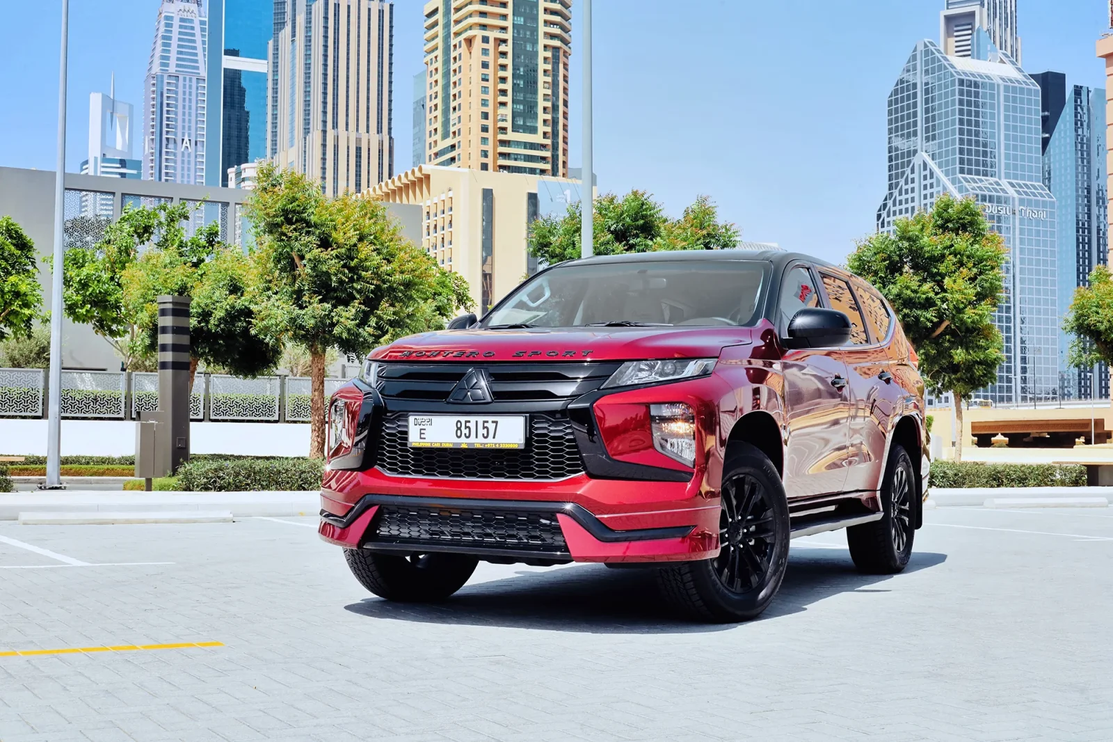 Аренда Mitsubishi Montero Sport  Красный 2023 в Абу-Даби