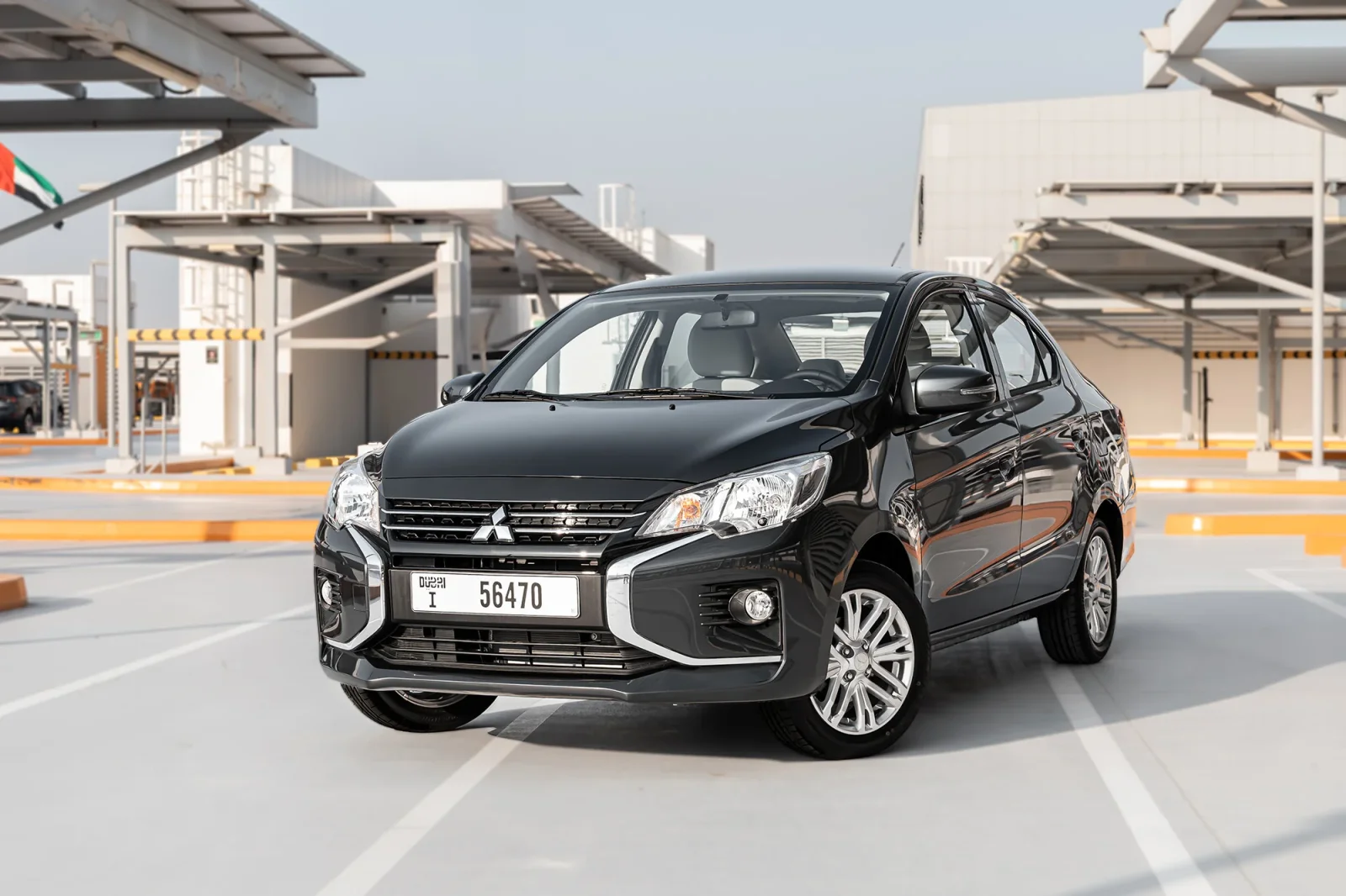 Affitto Mitsubishi Attrage  Grigio 2025 in Abu Dhabi