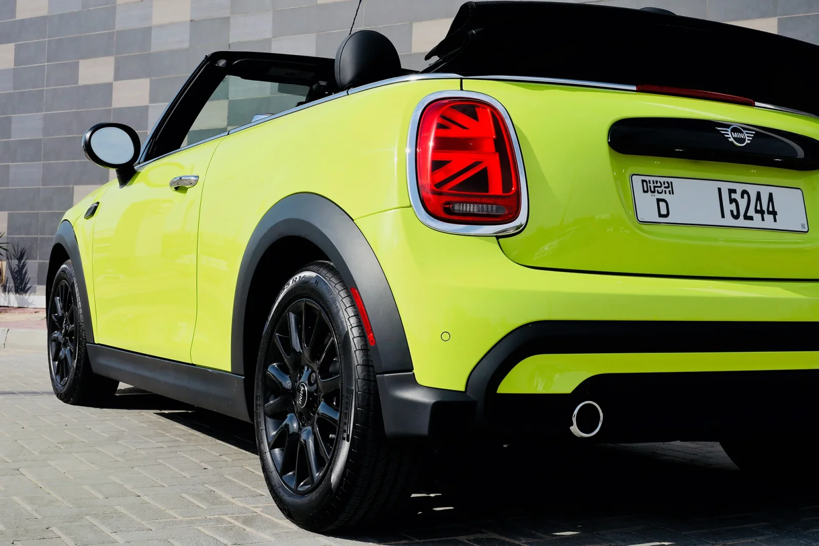 Rent Mini Cooper  Yellow 2023 in Abu Dhabi - 13 