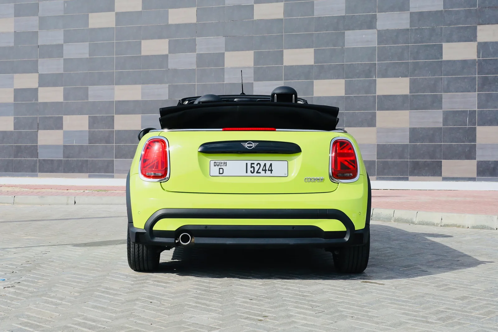 Rent Mini Cooper  Yellow 2023 in Abu Dhabi - 7 