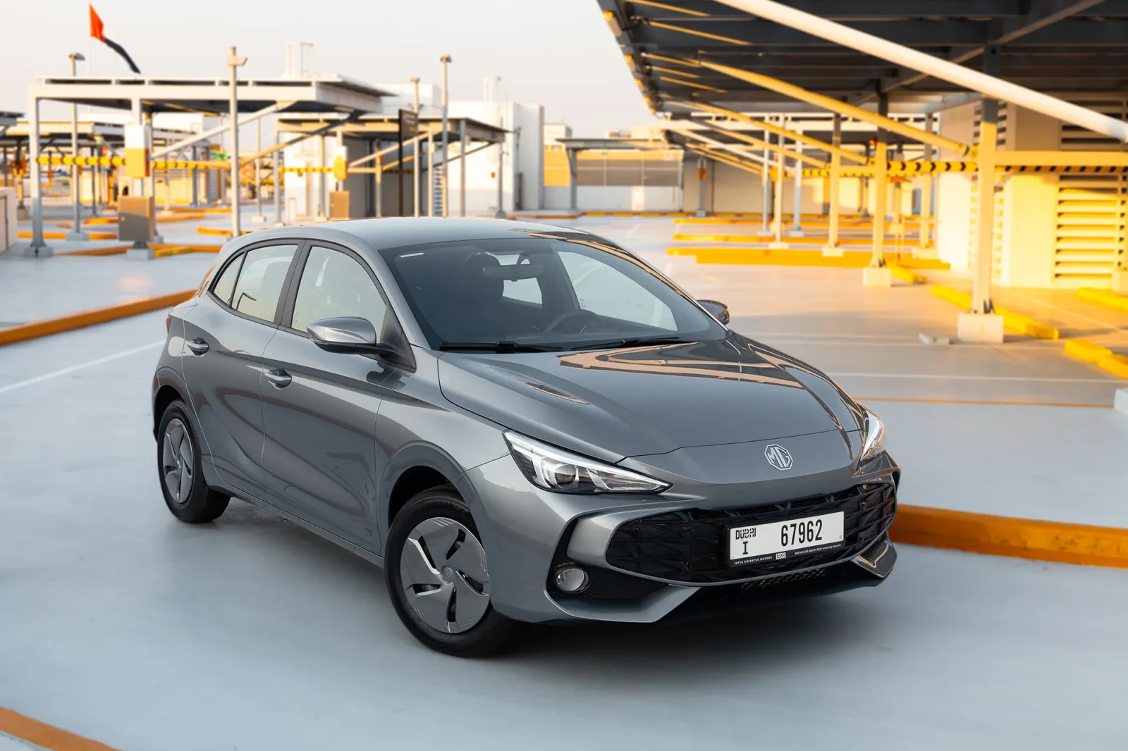 Rent MG 3  Grey 2025 in Abu Dhabi