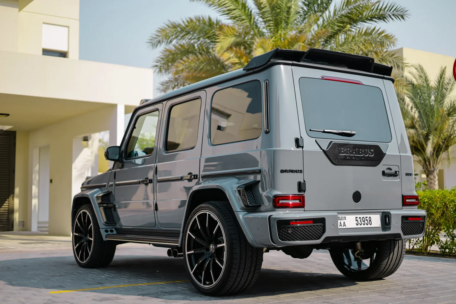 Rent Mercedes-Benz G-Class G800 Brabus Grey 2023 in Abu Dhabi - 13 