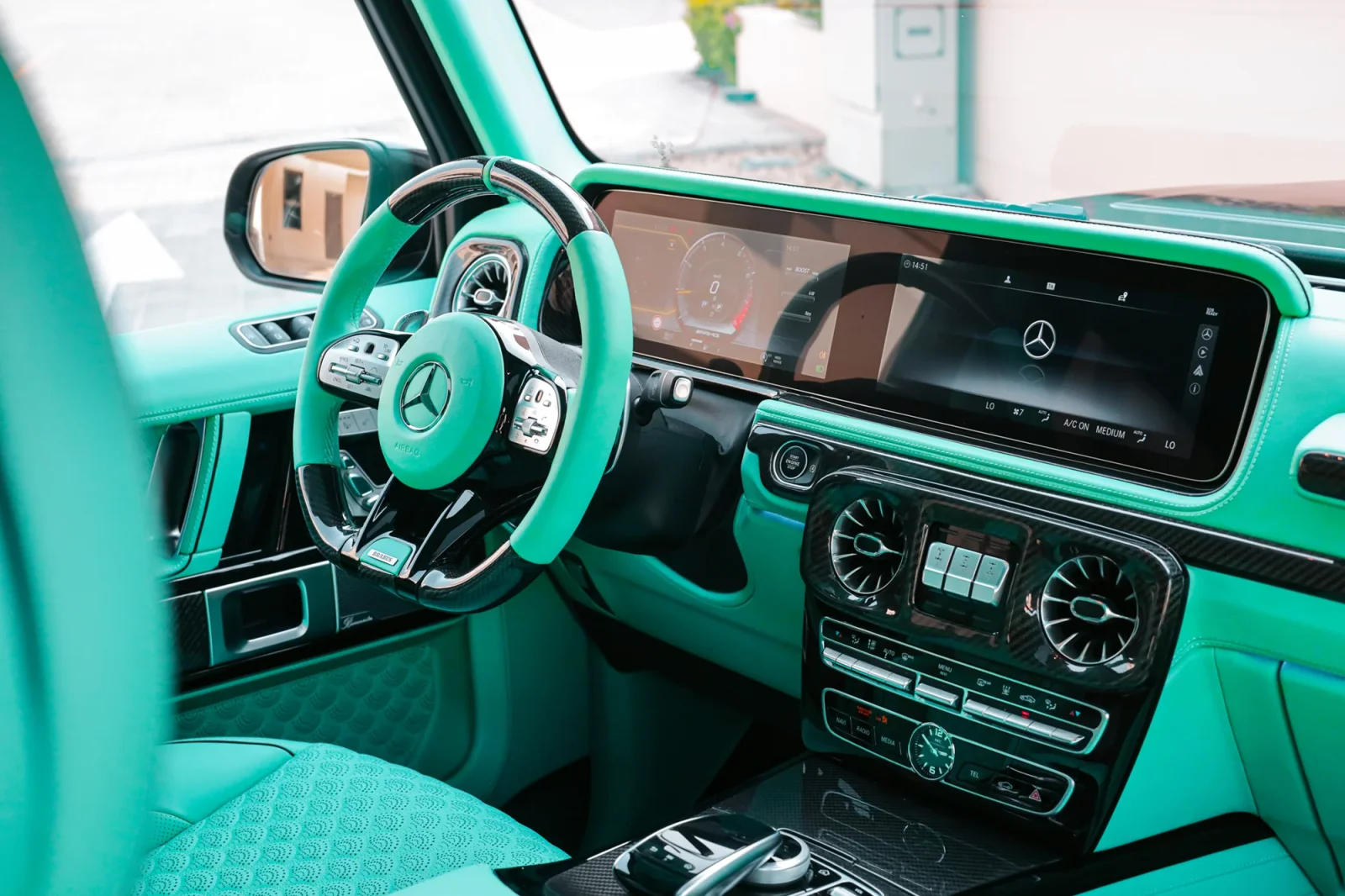 Rent Mercedes-Benz G-Class G800 Brabus Grey 2023 in Abu Dhabi - 3 