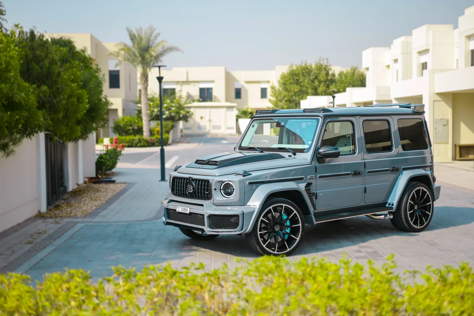 Rent Mercedes-Benz G-Class G800 Brabus Grey 2023 in Abu Dhabi - 2 