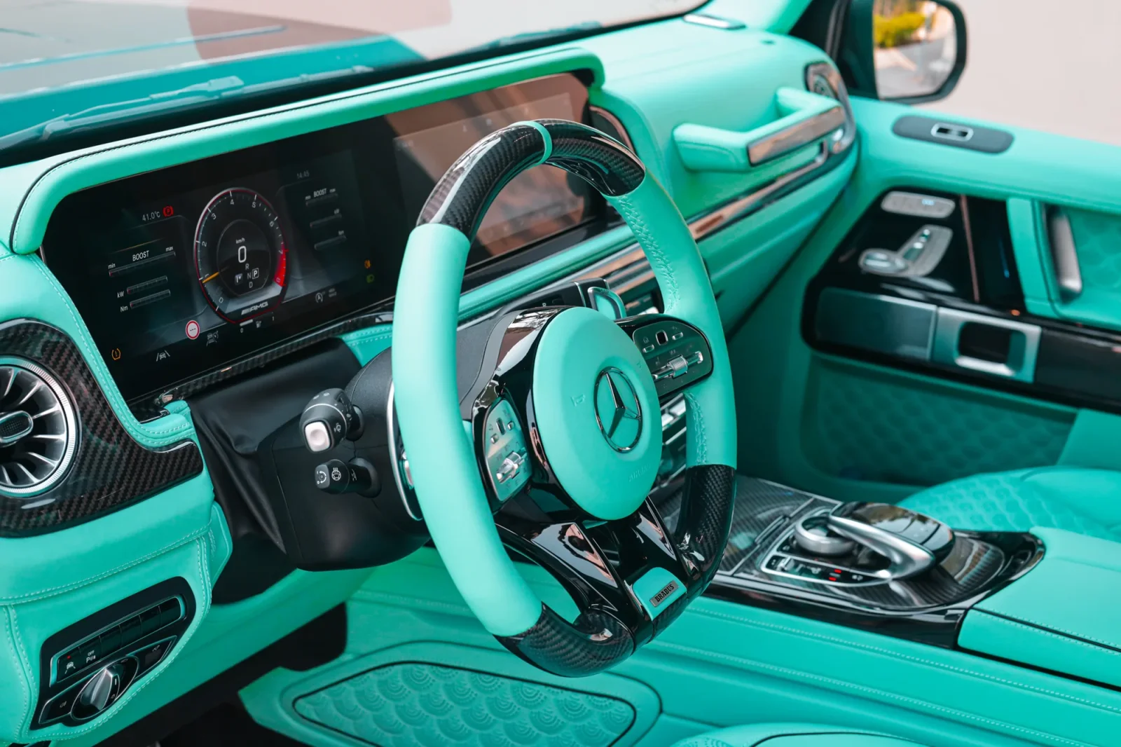 Rent Mercedes-Benz G-Class G800 Brabus Grey 2023 in Abu Dhabi - 4 