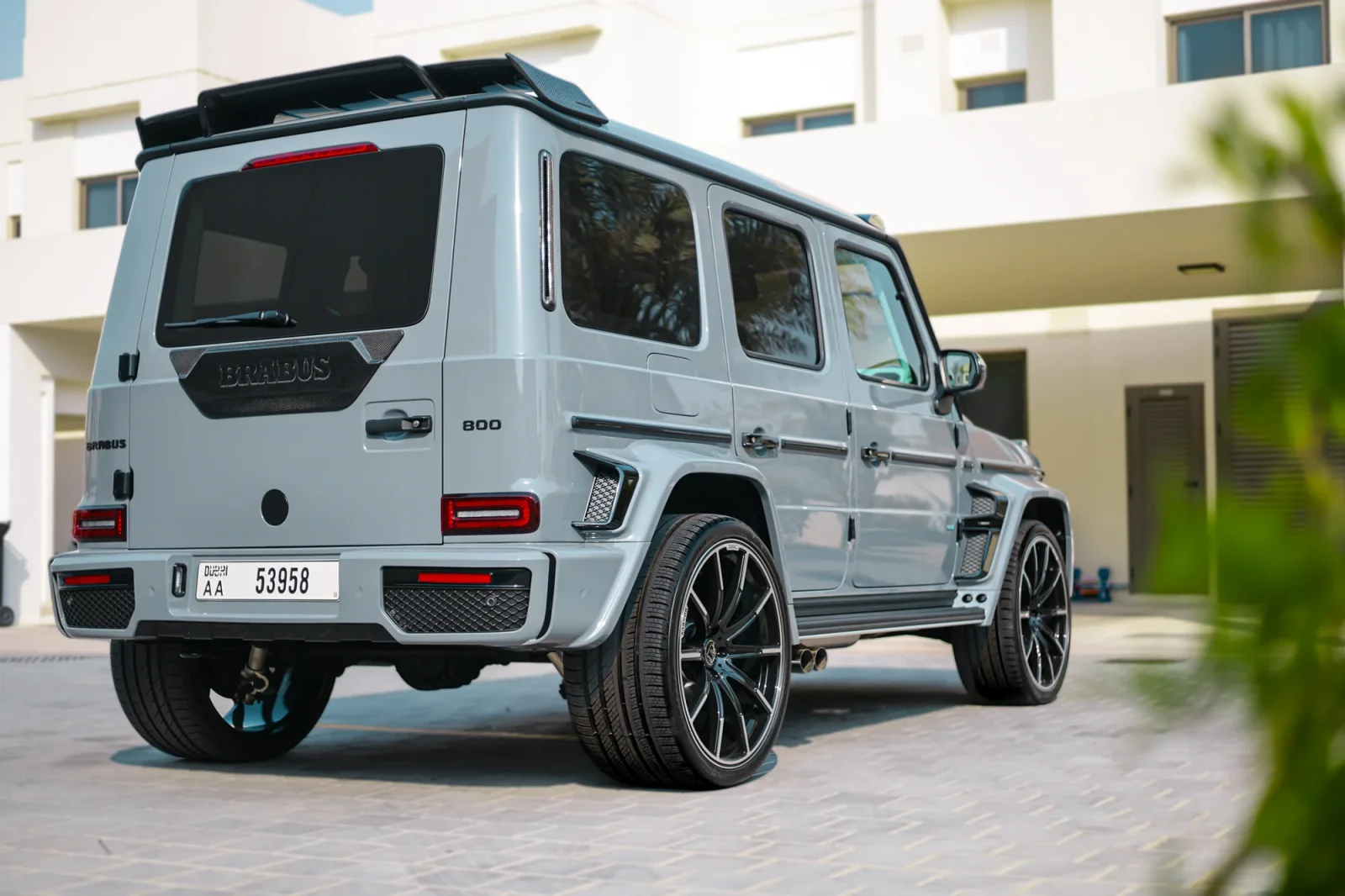 Rent Mercedes-Benz G-Class G800 Brabus Grey 2023 in Abu Dhabi - 15 