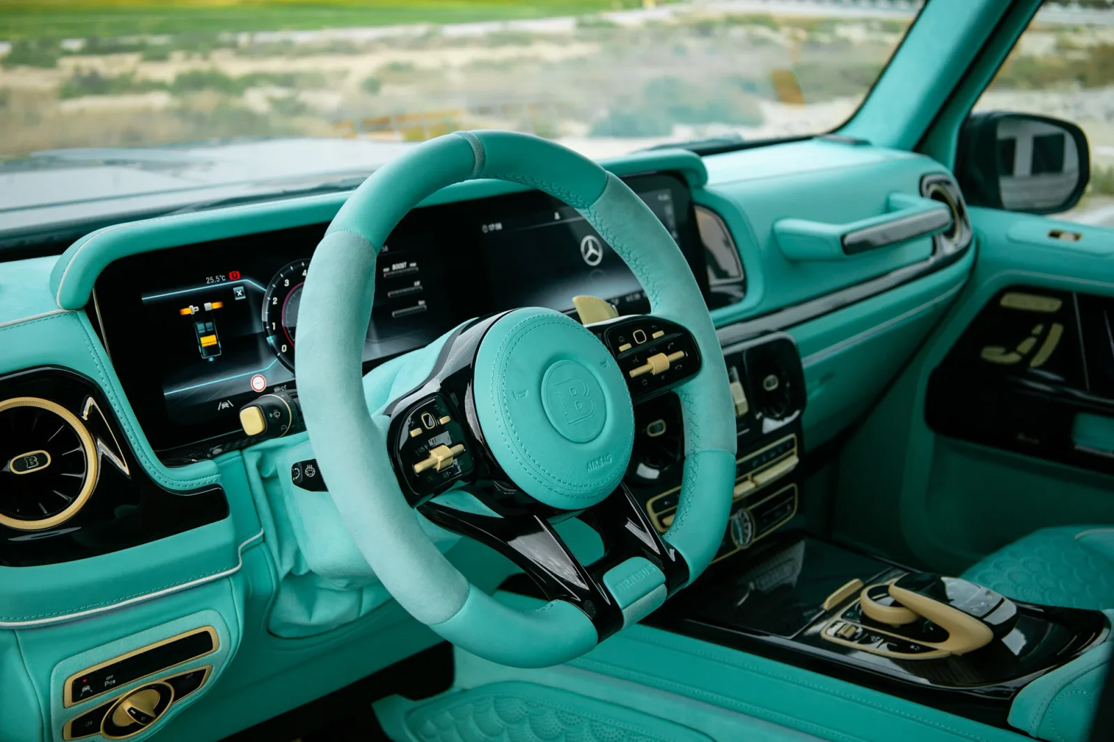 Rent Mercedes-Benz G-Class Brabus 800 Carbon Kit White 2023 in Abu Dhabi - 3 