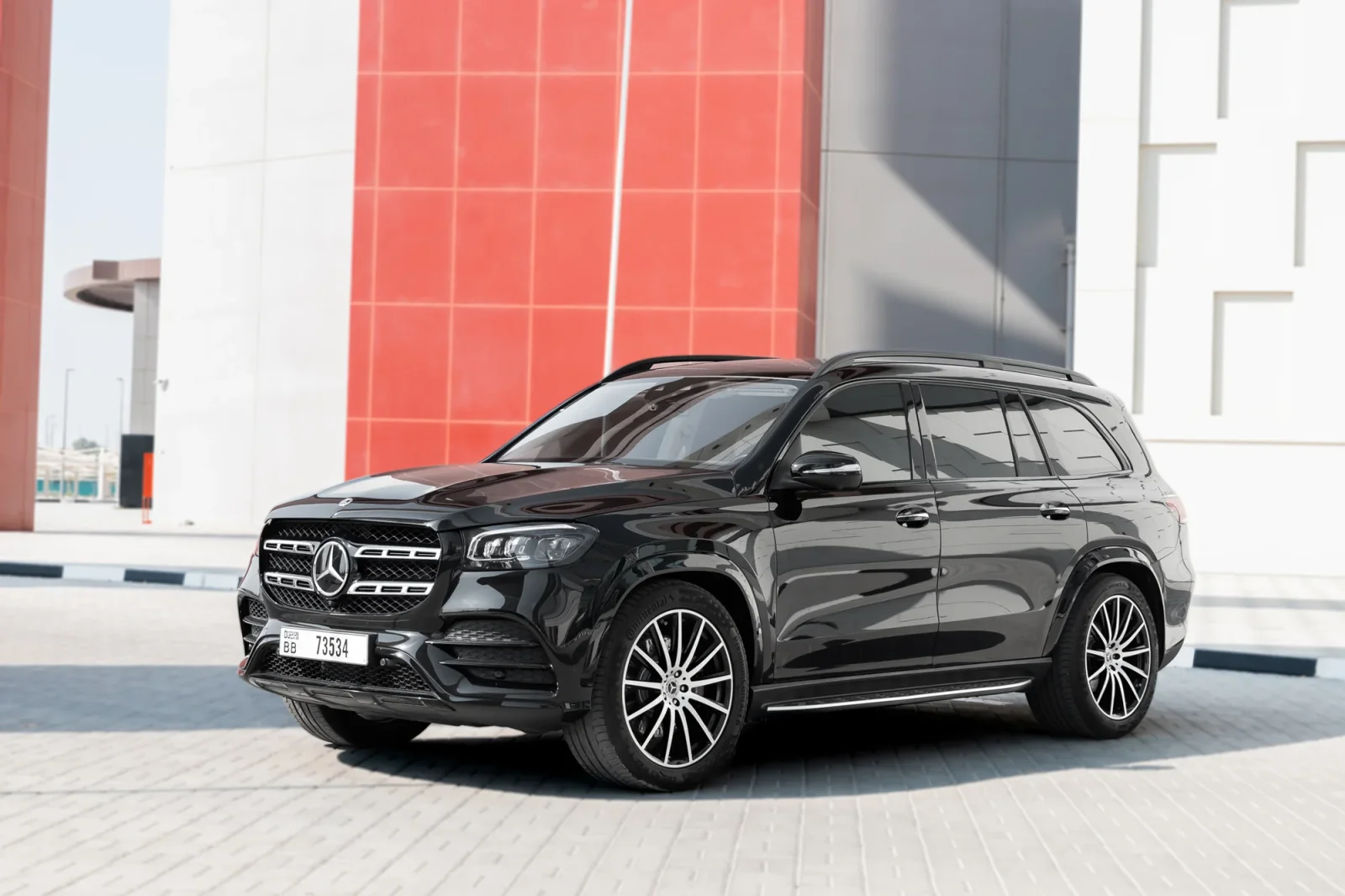 Rent Mercedes-Benz GLS-Class 450 Black 2023 in Abu Dhabi - 2 