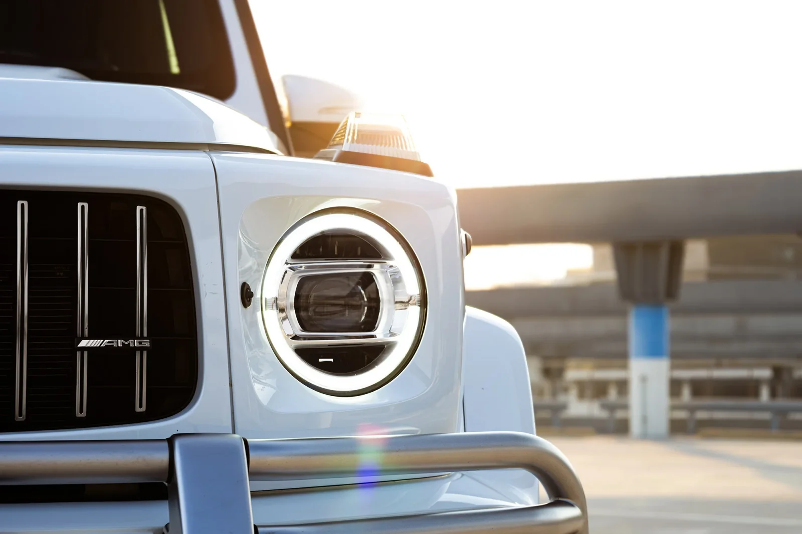 Rent Mercedes-Benz G-Class 63 AMG White 2022 in Abu Dhabi - 20 