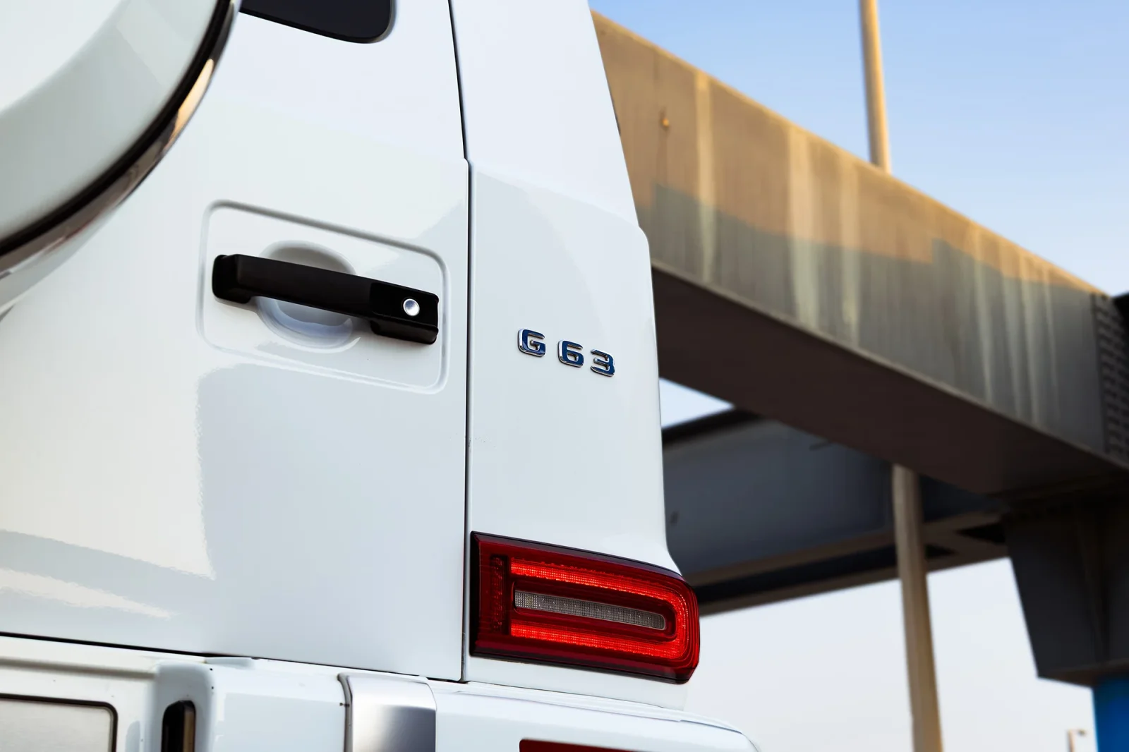 Rent Mercedes-Benz G-Class 63 AMG White 2022 in Abu Dhabi - 19 