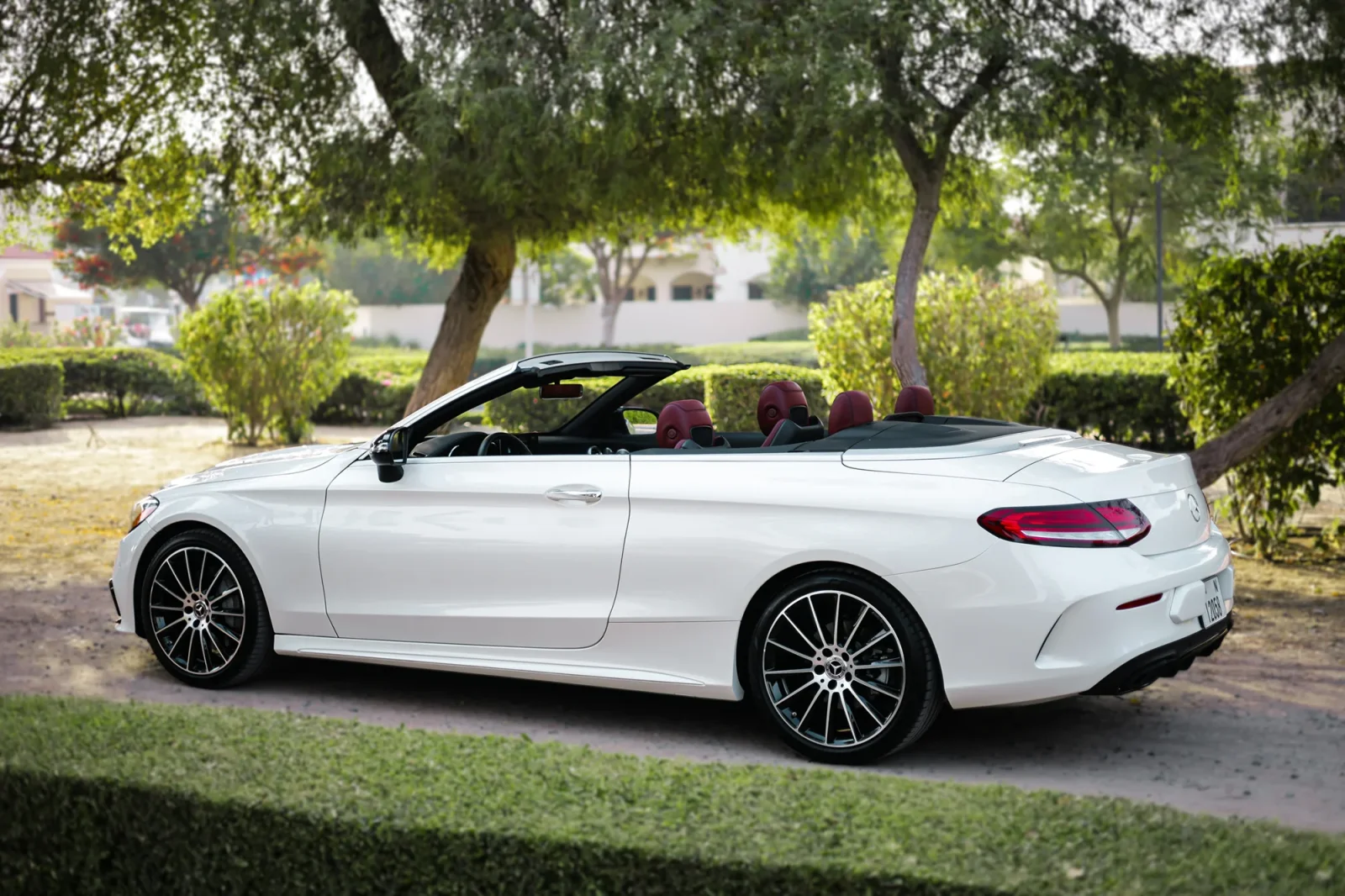 Rent Mercedes-Benz C-Class С300 White 2022 in Abu Dhabi - 12 