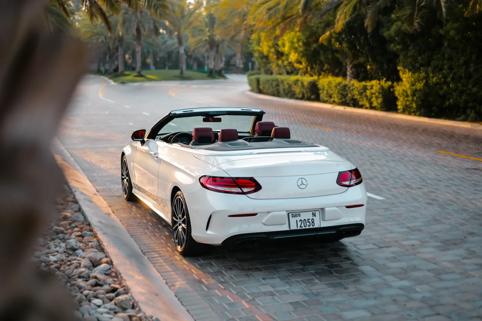 Rent Mercedes-Benz C-Class С300 White 2022 in Abu Dhabi - 7 