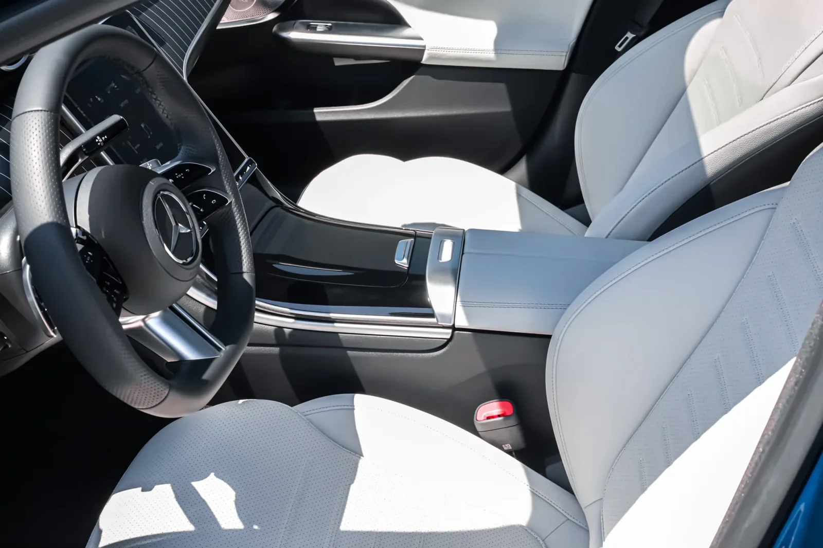 Rent Mercedes-Benz C-Class C200 Blue 2024 in Abu Dhabi - 4 