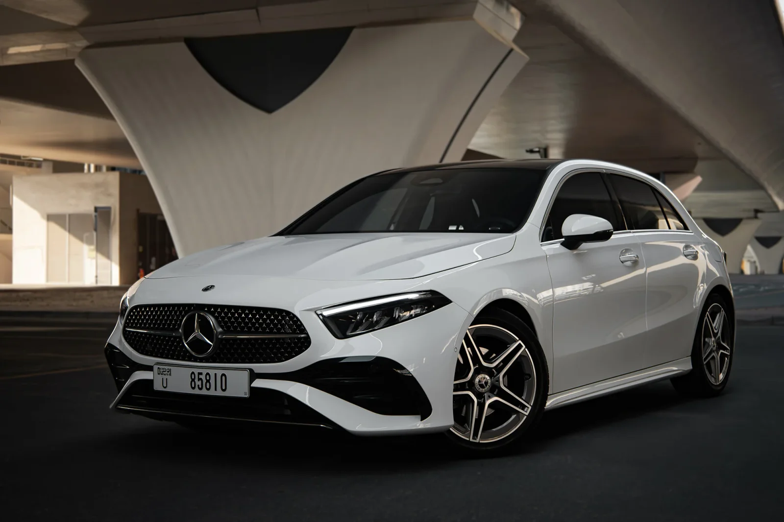 Rent Mercedes-Benz A-Class 200 White 2024 in Abu Dhabi - 11 