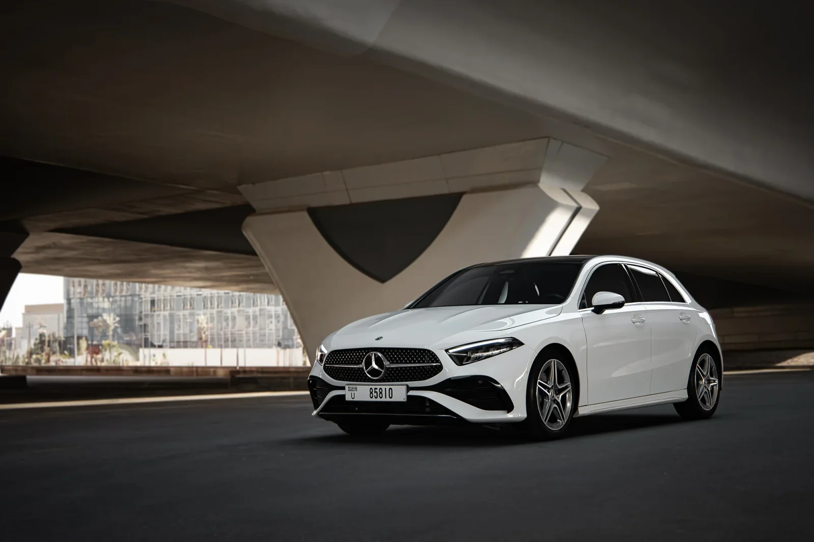Rent Mercedes-Benz A-Class 200 White 2024 in Abu Dhabi - 9 