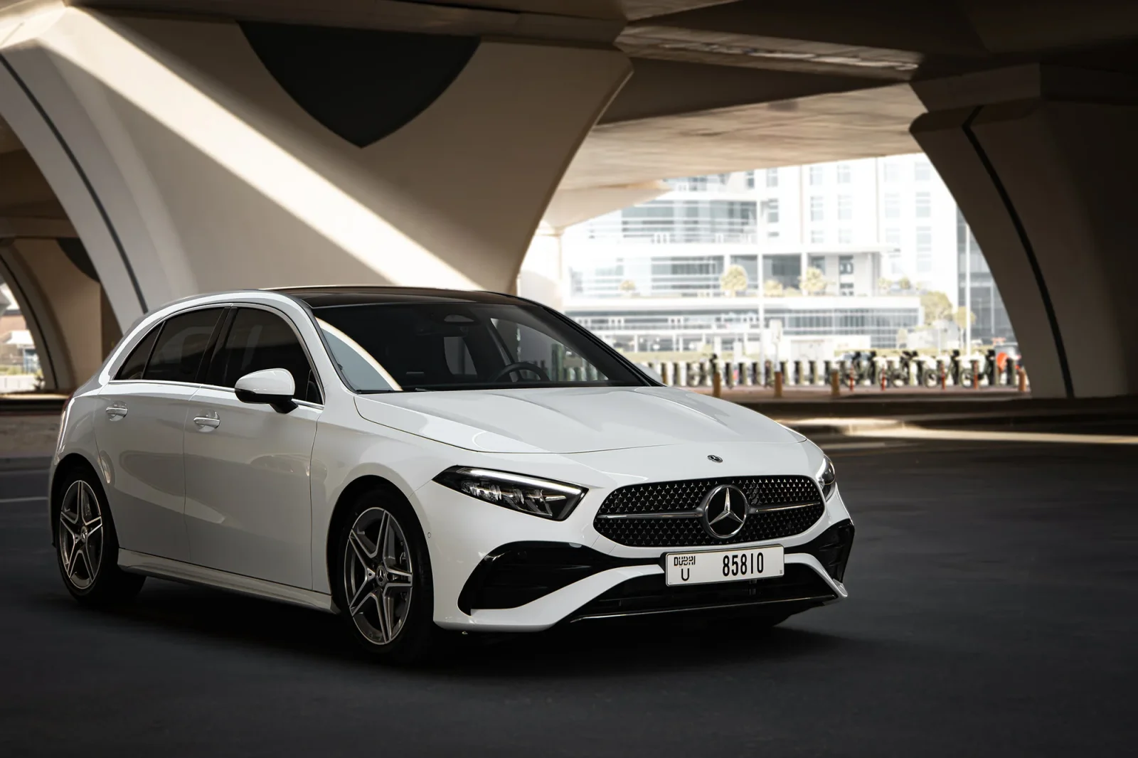 Rent Mercedes-Benz A-Class 200 White 2024 in Abu Dhabi - 2 