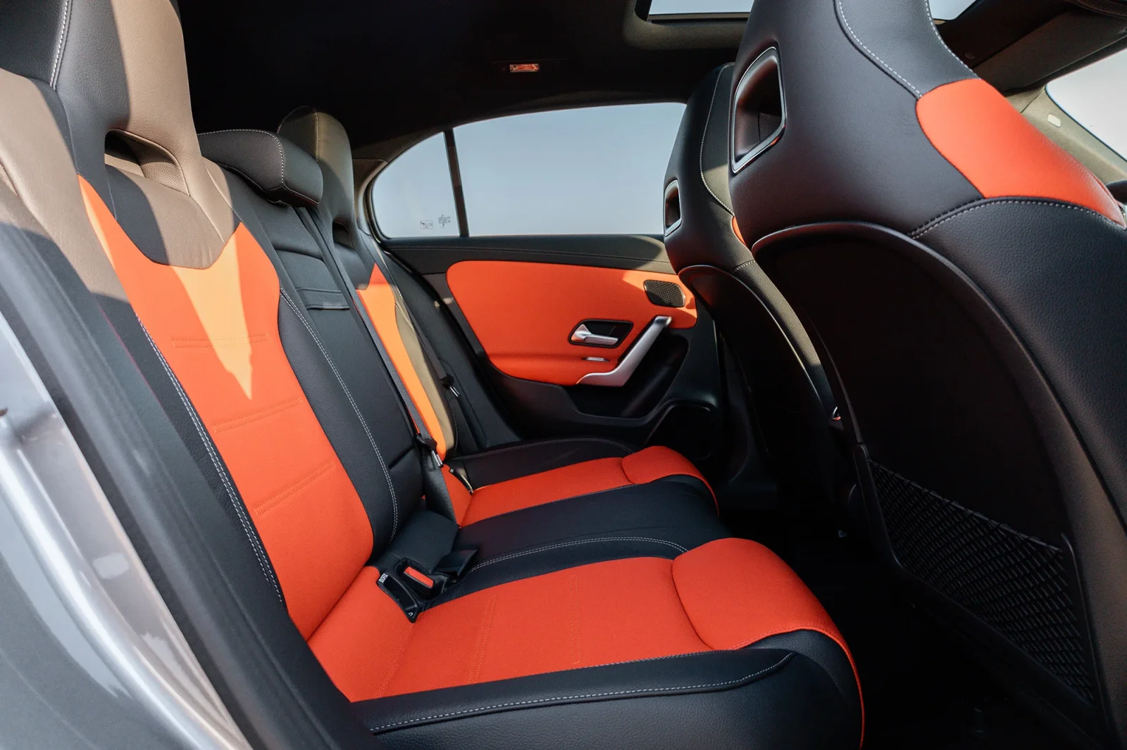 Rent Mercedes-Benz A-Class 35 AMG  Grey 2024 in Abu Dhabi - 7 