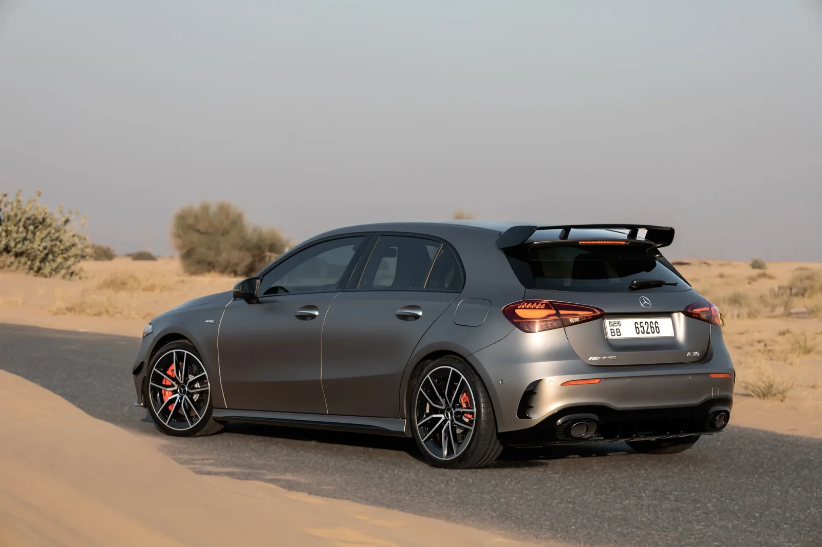 Rent Mercedes-Benz A-Class 35 AMG  Grey 2024 in Abu Dhabi - 12 