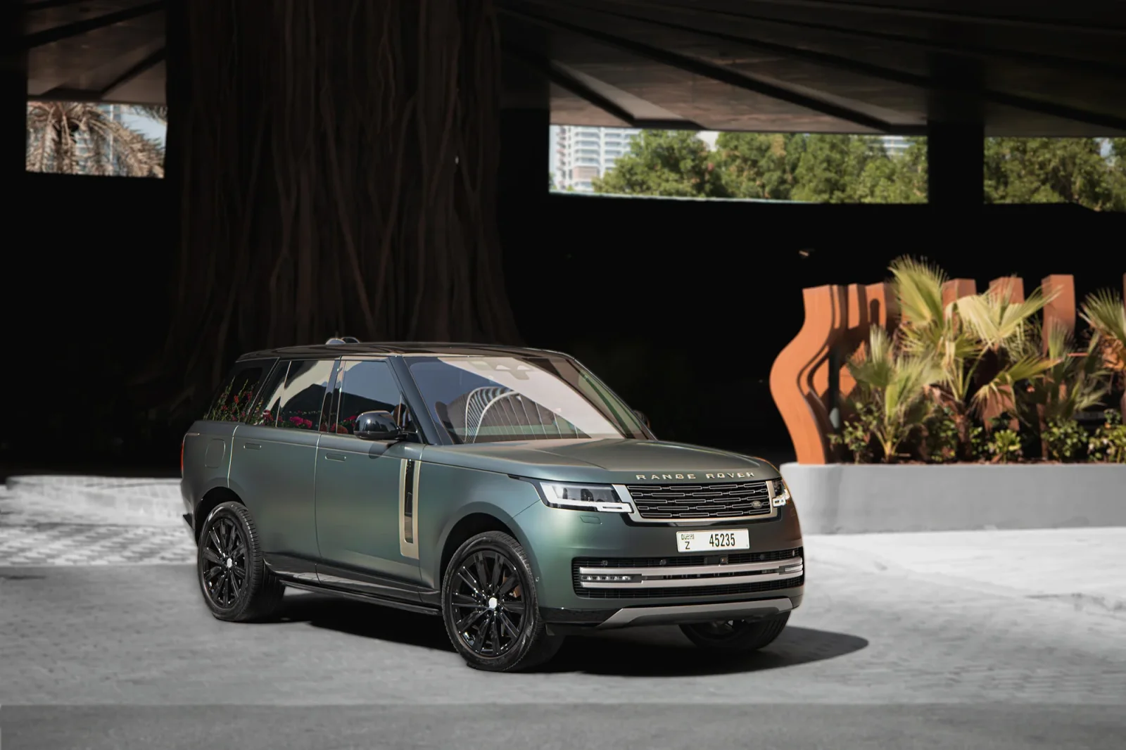 Rent Land Rover Range Rover  HSE  Green 2023 in Abu Dhabi