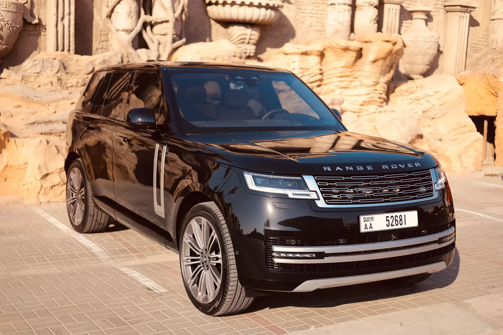 Rent Land Rover Range Rover Autobiography V8 Black 2023 in Abu Dhabi