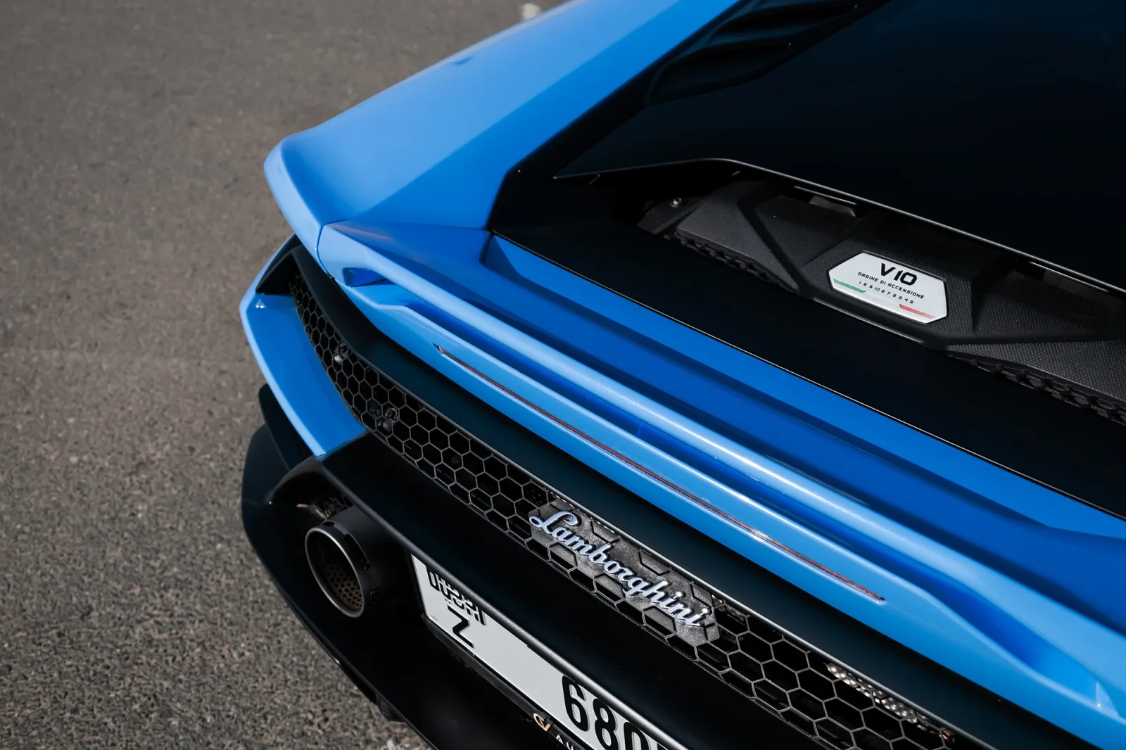 Alquiler Lamborghini Huracan  Azul 2022 en Abu Dabi - 13 