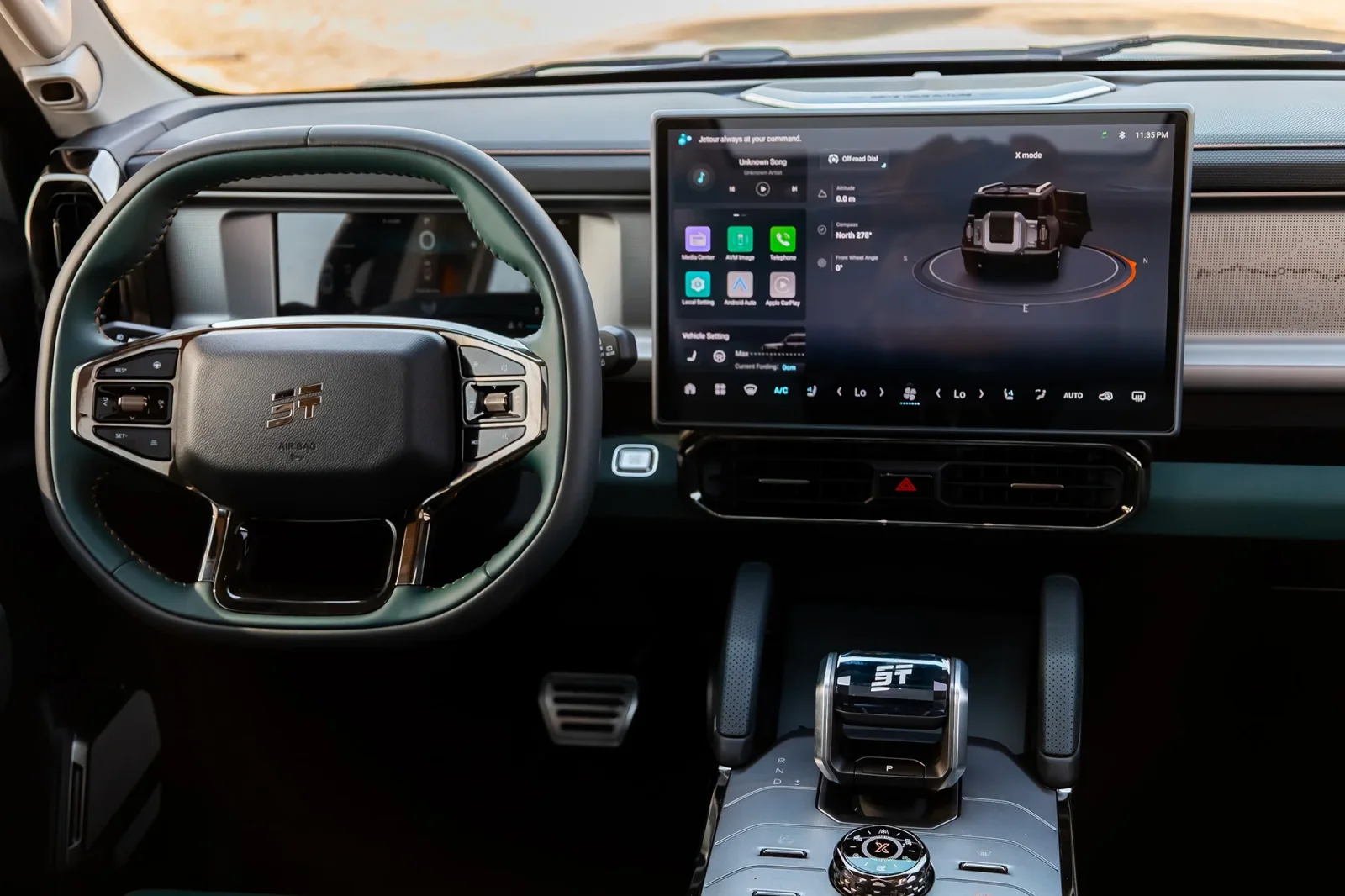 Kiralık Jetour T2  Gri 2024 içinde Abu Dhabi - 3 