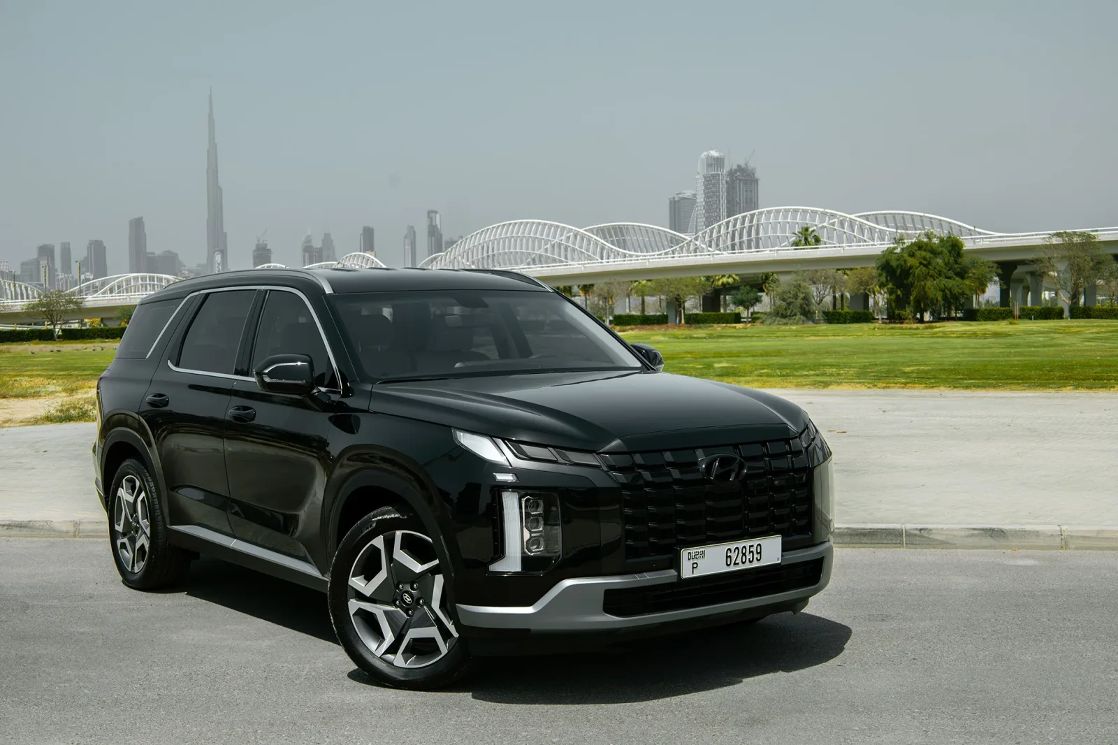 Miete Hyundai Palisade  Schwarz 2025 in der Abu Dhabi - 11 