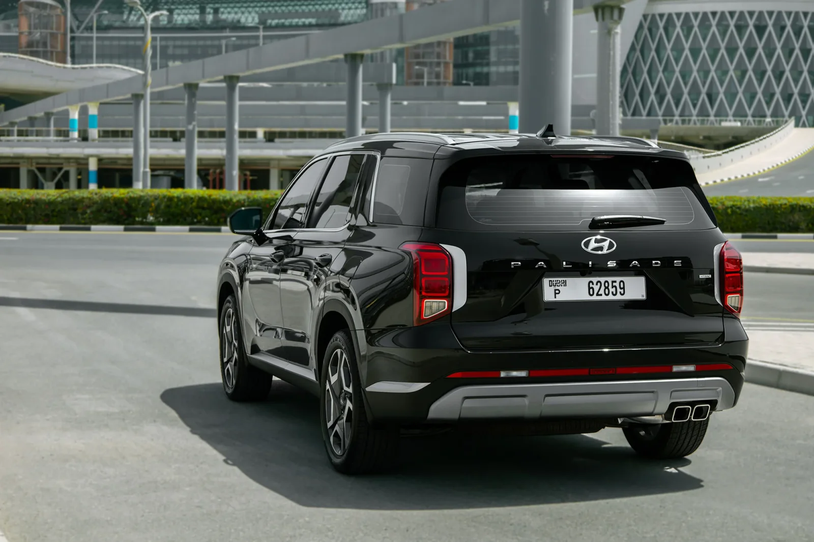 Miete Hyundai Palisade  Schwarz 2025 in der Abu Dhabi - 12 