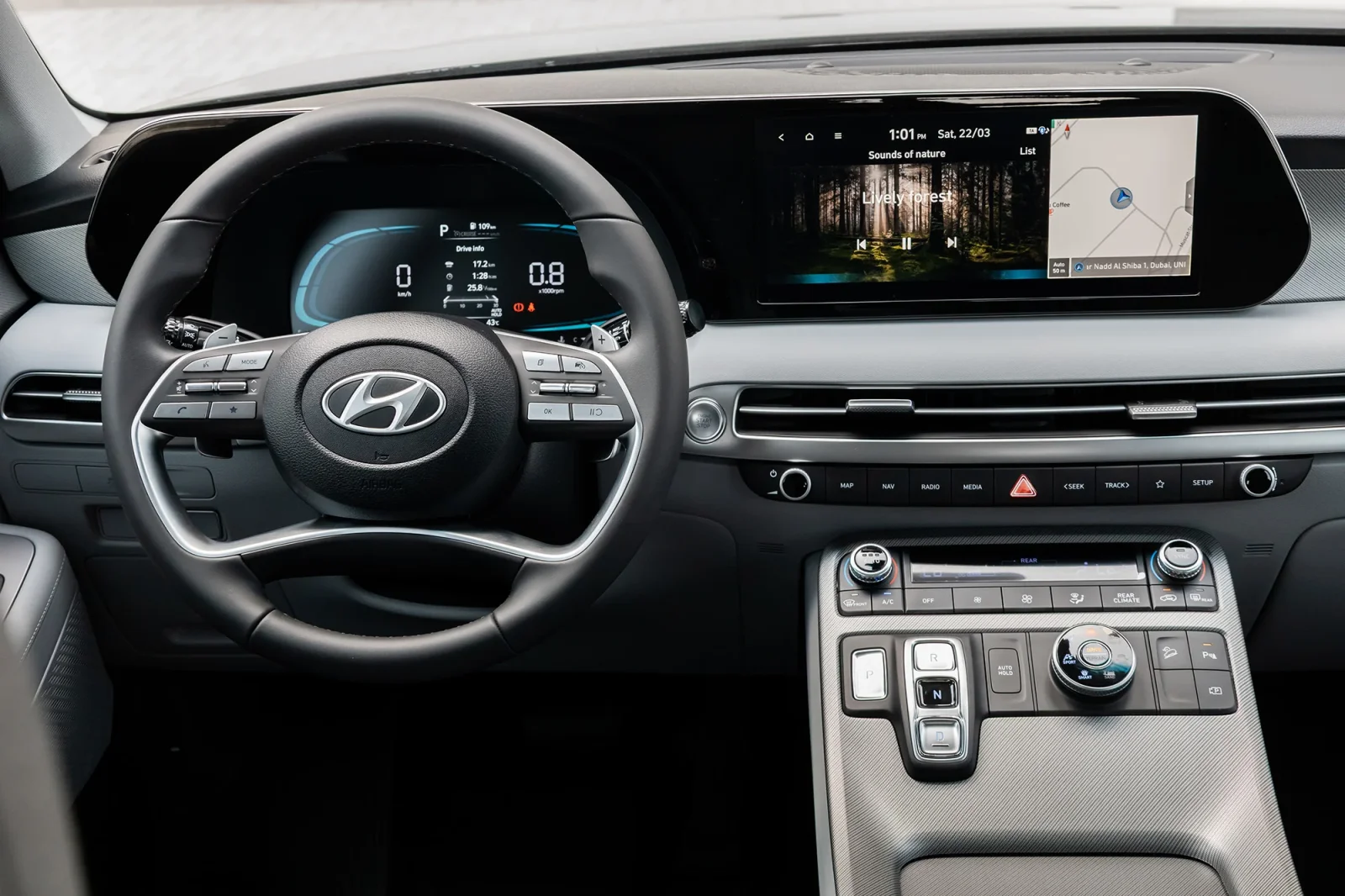 Miete Hyundai Palisade  Schwarz 2025 in der Abu Dhabi - 18 