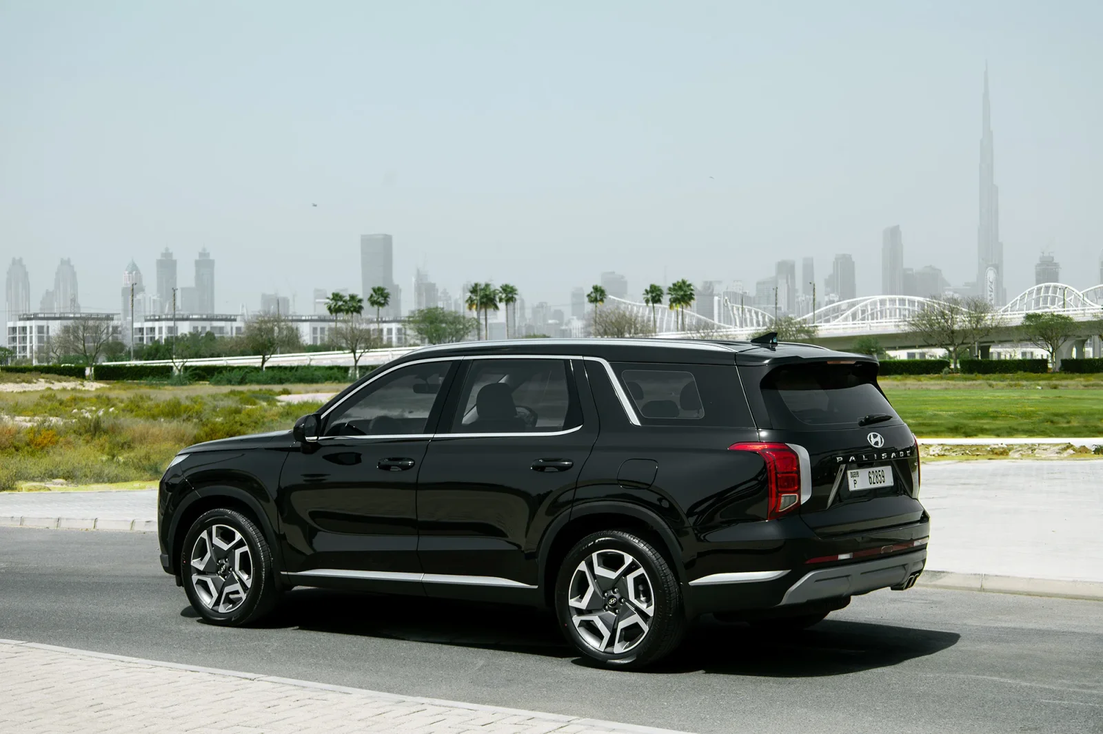Miete Hyundai Palisade  Schwarz 2025 in der Abu Dhabi - 10 
