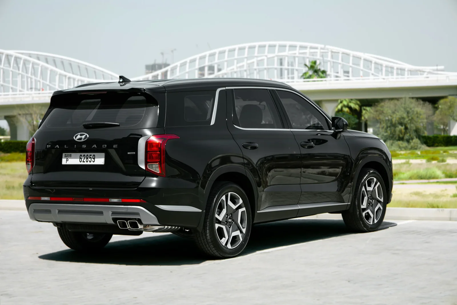 Miete Hyundai Palisade  Schwarz 2025 in der Abu Dhabi - 15 