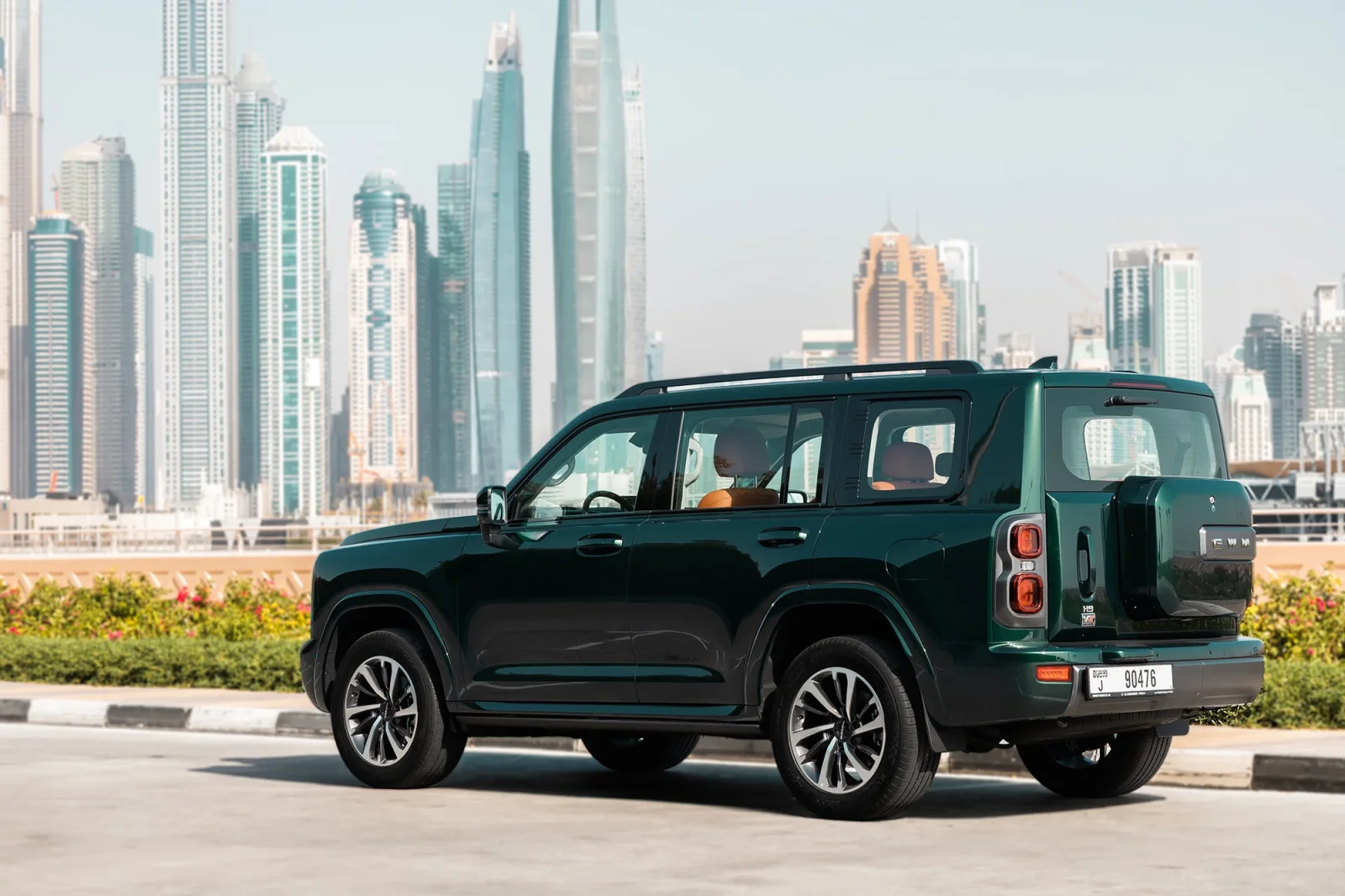 Loyer Haval H9  Vert 2025 en Abou Dabi - 12 