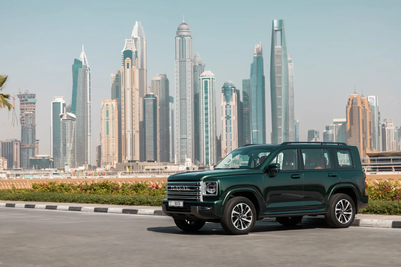 Loyer Haval H9  Vert 2025 en Abou Dabi - 11 