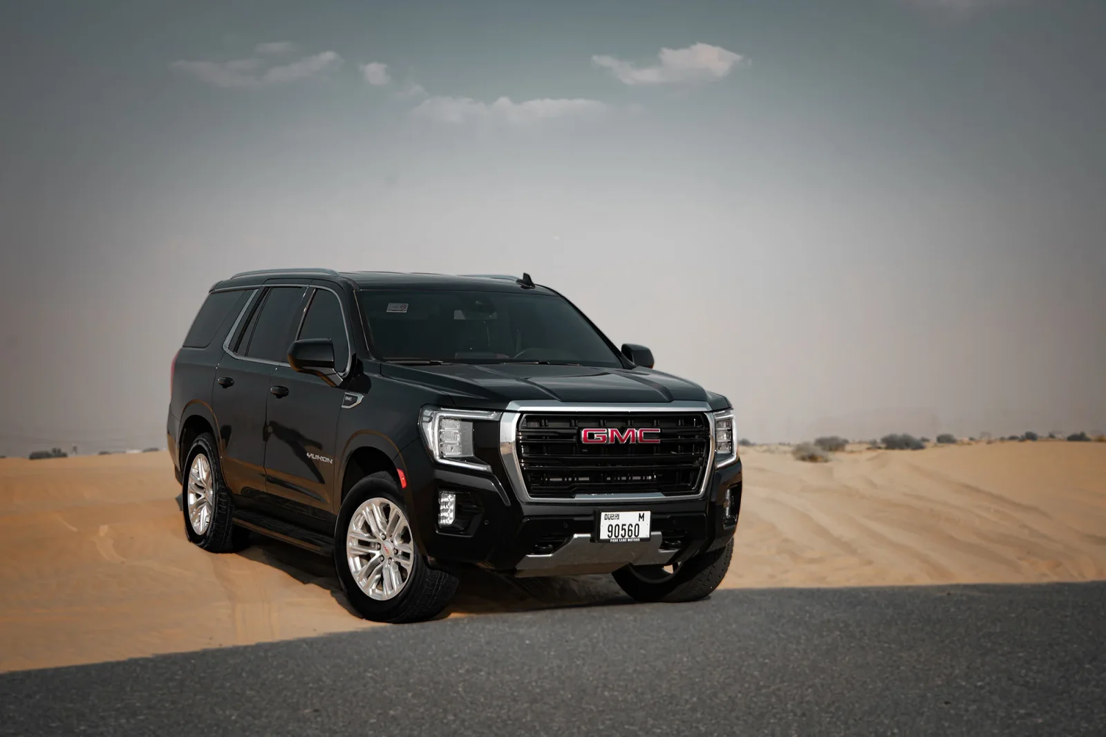Rent GMC Yukon  Black 2023 in Abu Dhabi