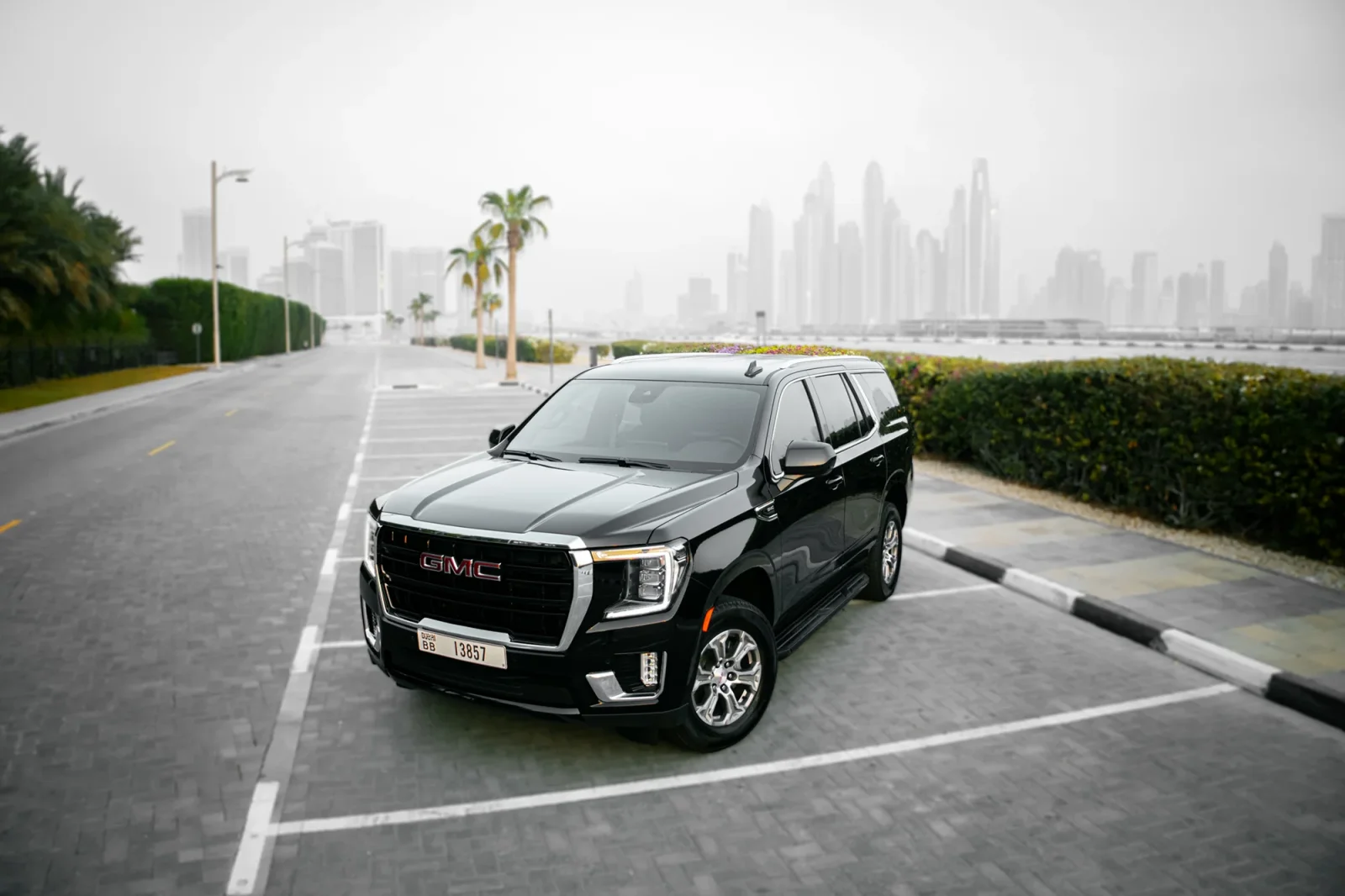 Rent GMC Yukon  Black 2023 in Abu Dhabi - 2 