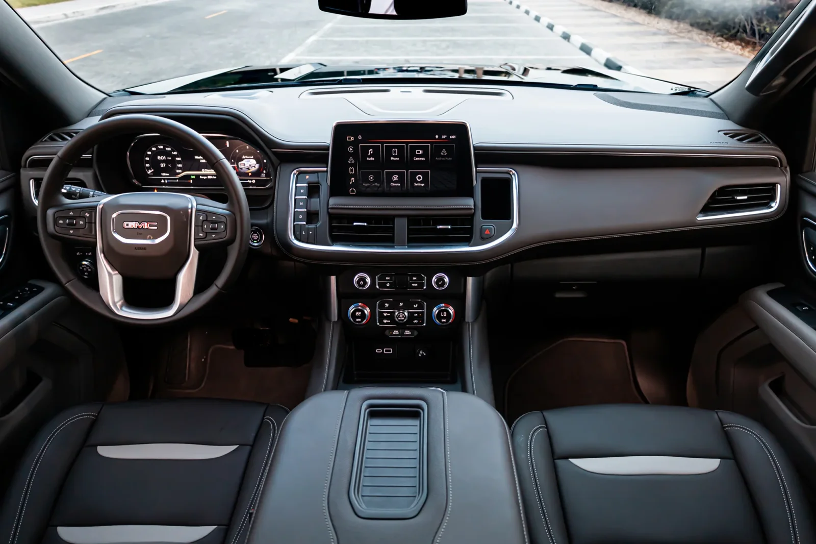 Rent GMC Yukon  Black 2023 in Abu Dhabi - 3 