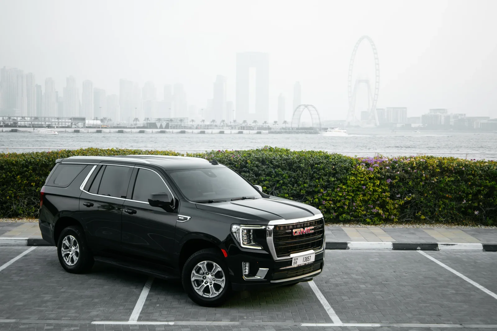 Rent GMC Yukon  Black 2023 in Abu Dhabi