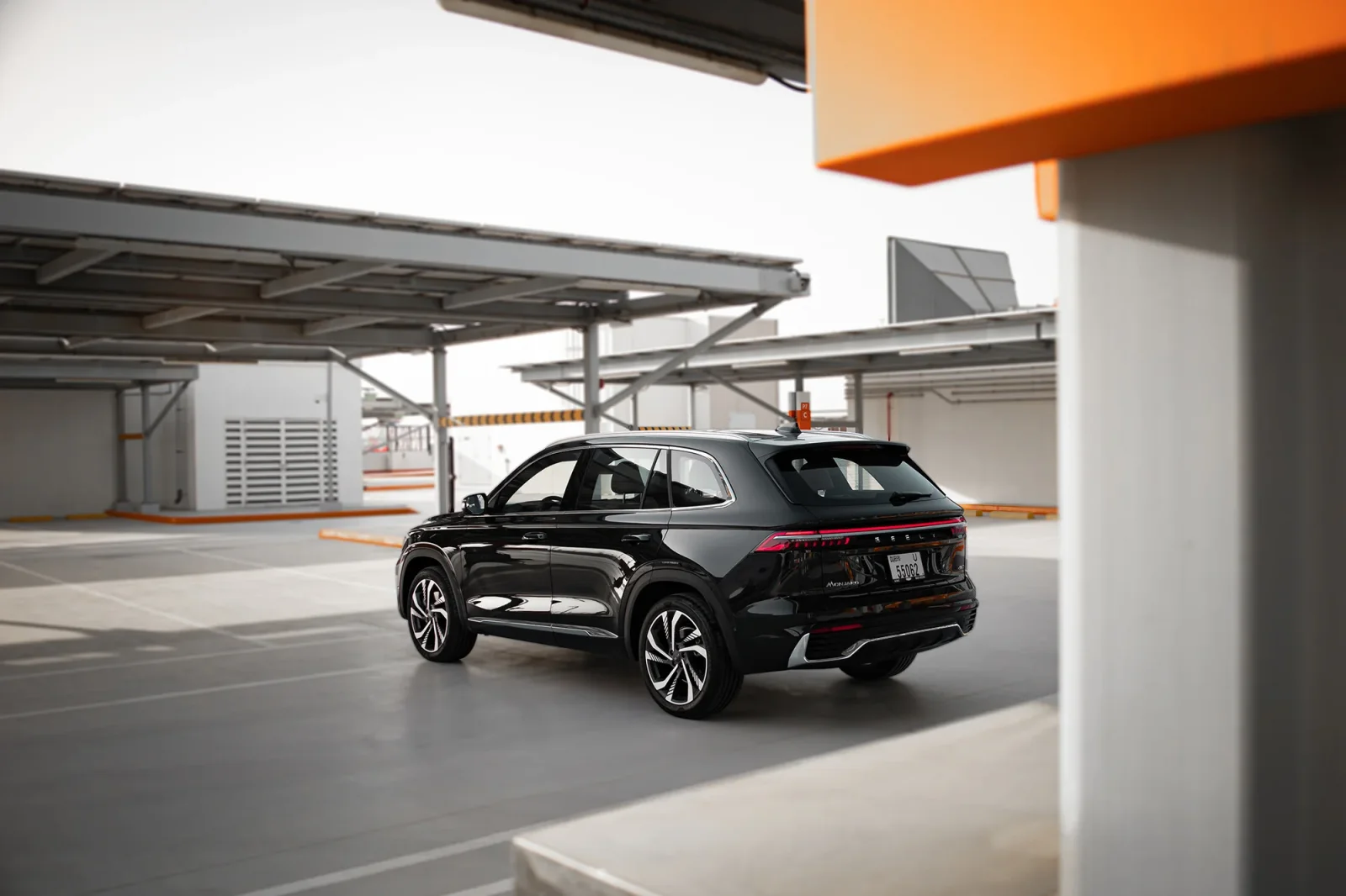 Rent Geely Monjaro  Black 2025 in Abu Dhabi - 13 