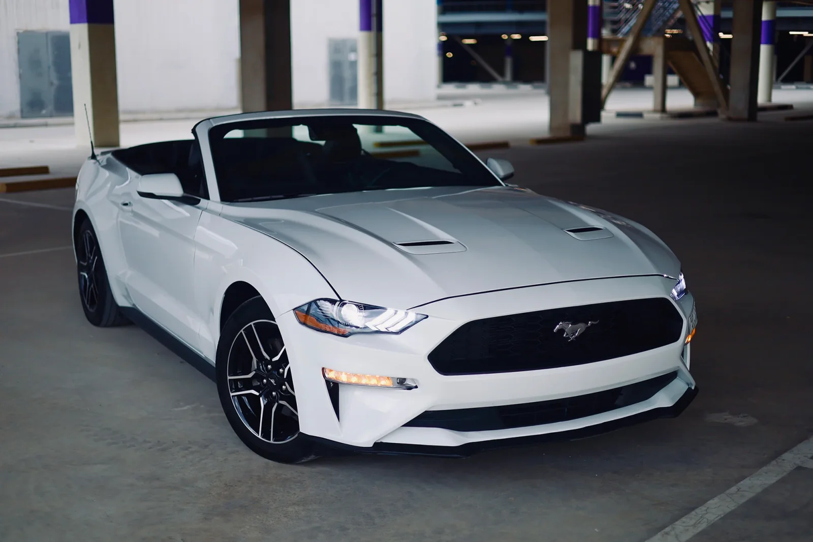 Miete Ford Mustang  Weiß 2022 in der Abu Dhabi - 7 