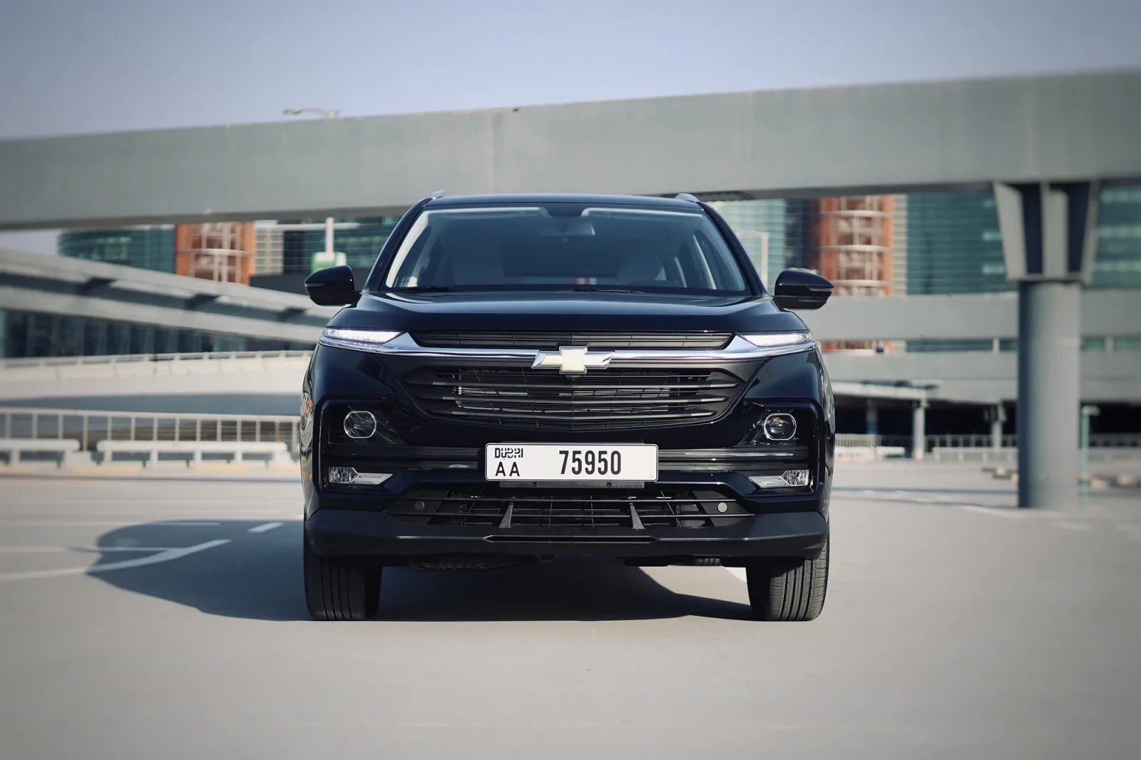 Kiralık Chevrolet Captiva  Siyah 2024 içinde Abu Dhabi - 17 